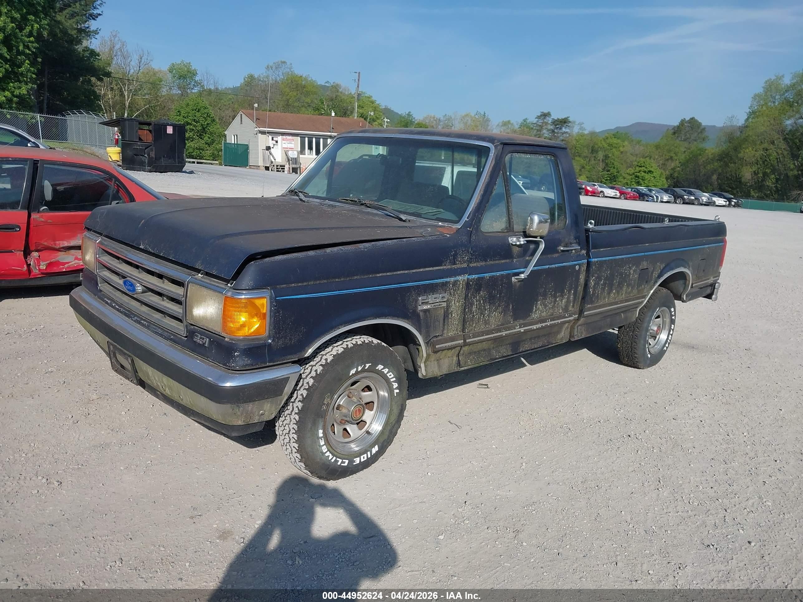 1989 Ford F150   Blue vin: 1FTDF15Y4KNB32494
