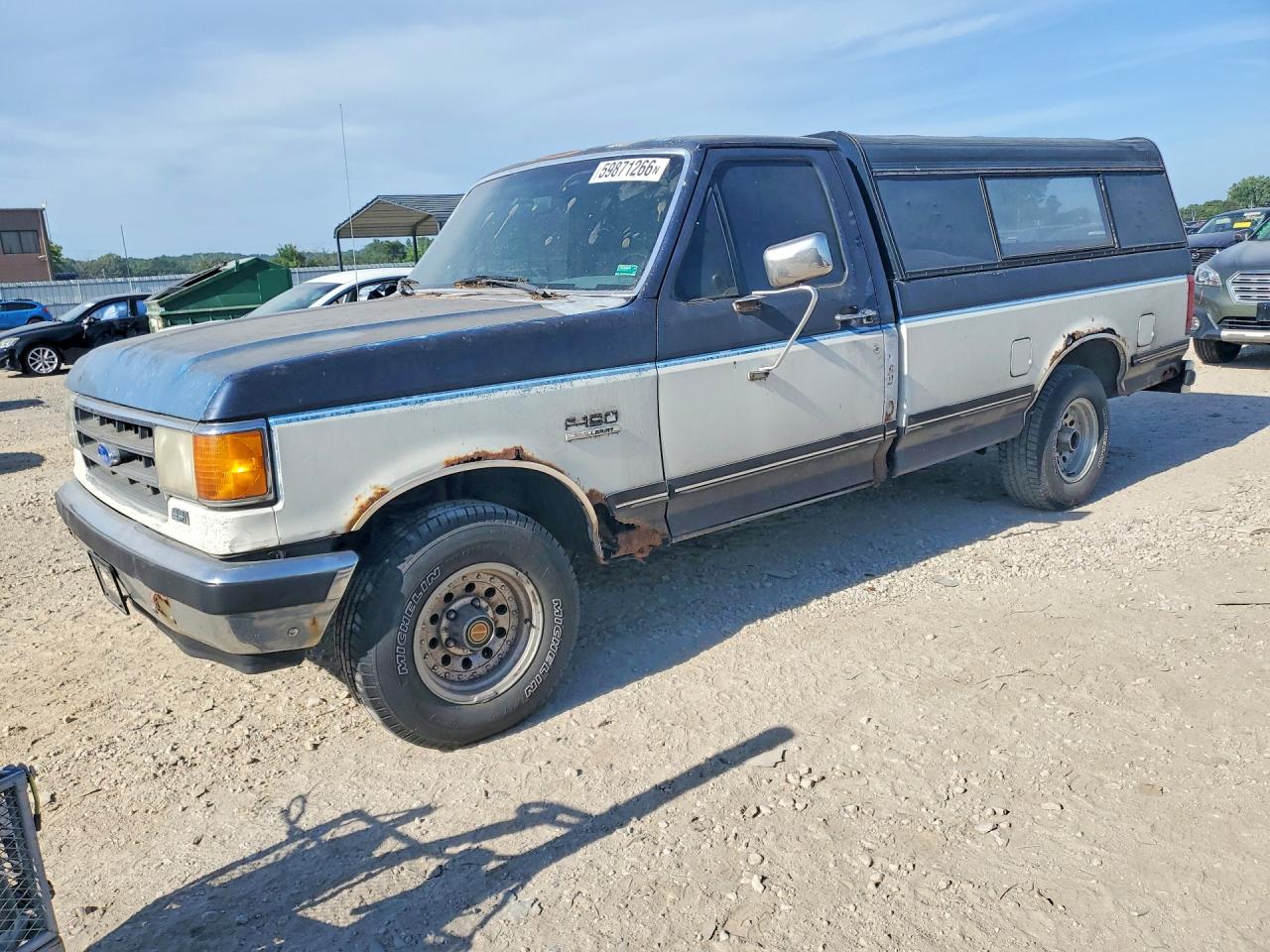 1991 Ford F150 Синий vin: 1FTDF15Y4MKA37437