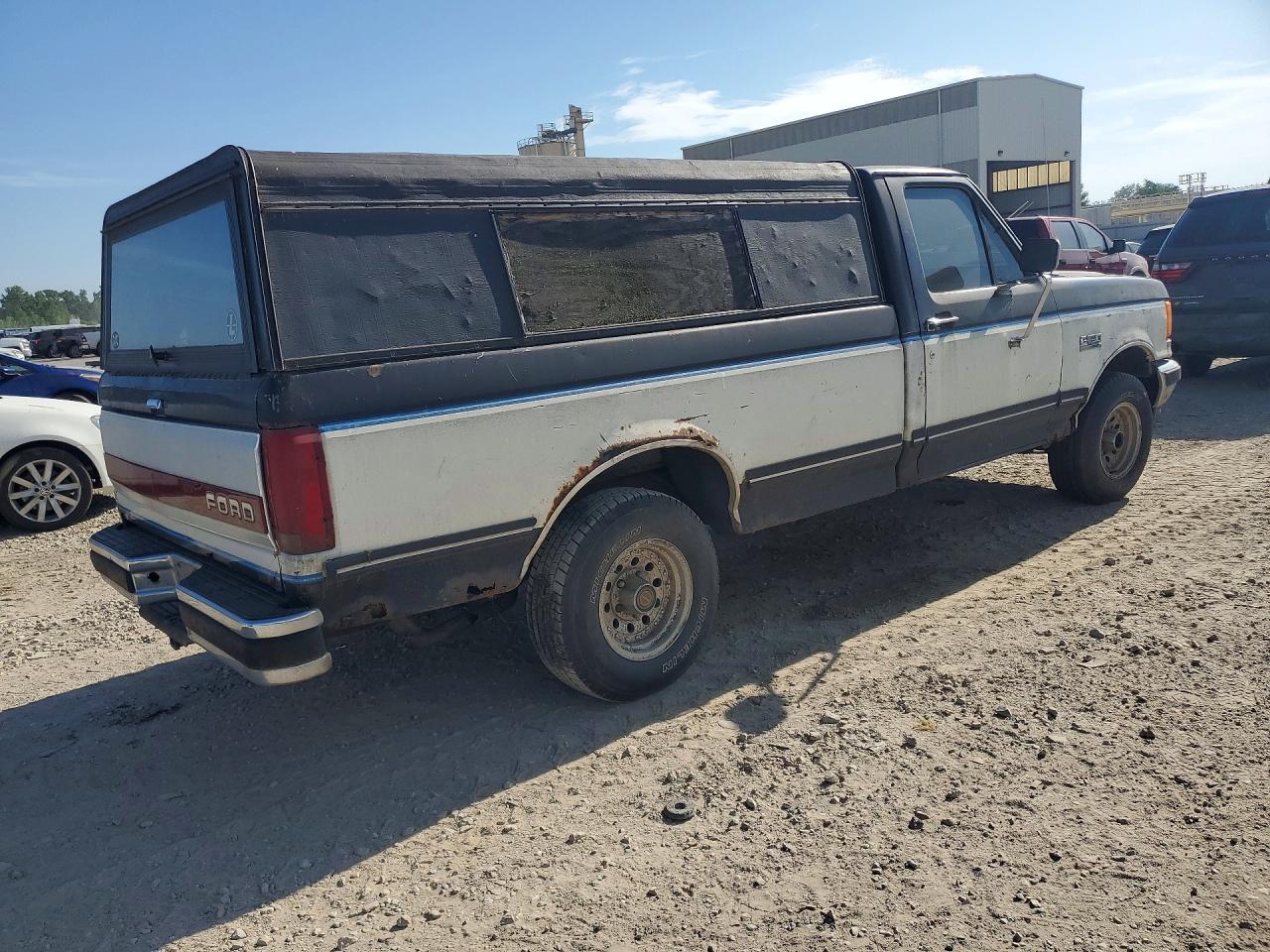 1991 Ford F150 Blue vin: 1FTDF15Y4MKA37437