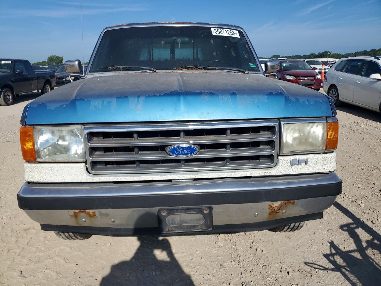 1991 Ford F150 Blue vin: 1FTDF15Y4MKA37437