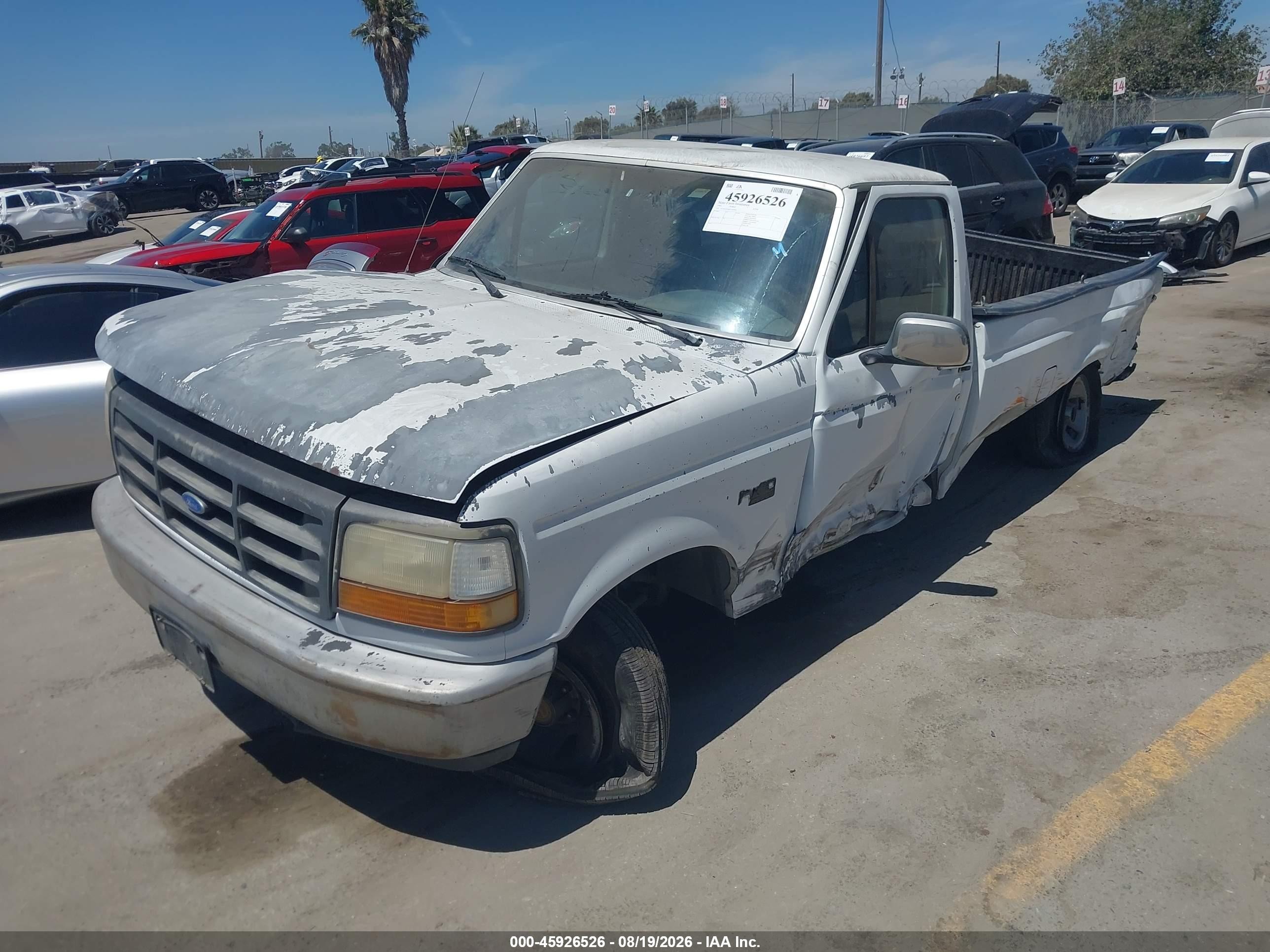 1992 Ford F150   White vin: 1FTDF15Y4NLA03090