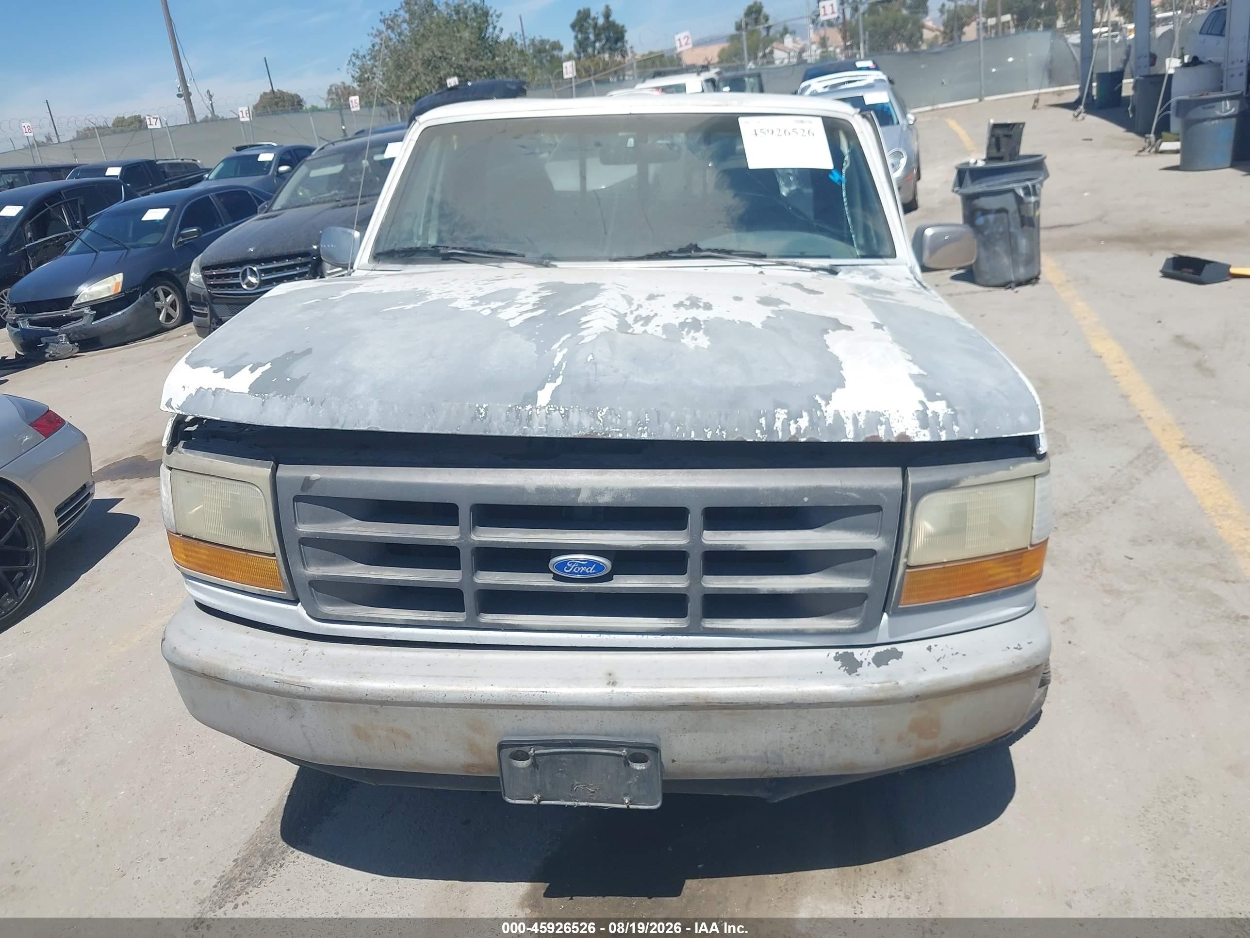 1992 Ford F150   White vin: 1FTDF15Y4NLA03090
