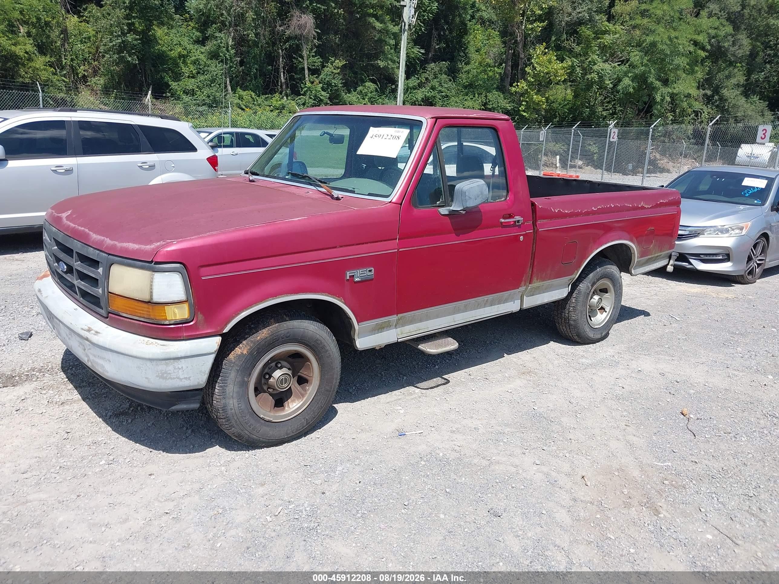 1995 Ford F150   Red vin: 1FTDF15Y4SLB19658