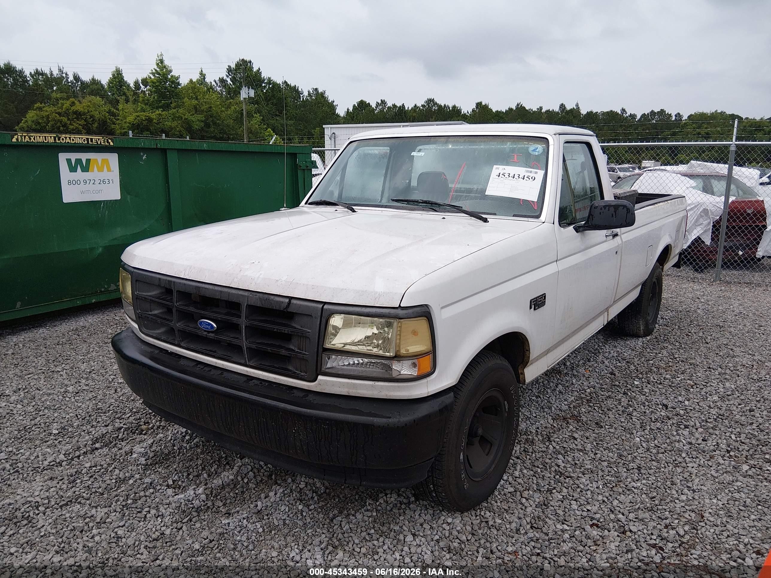 1995 Ford F150   White vin: 1FTDF15Y4SNA54640
