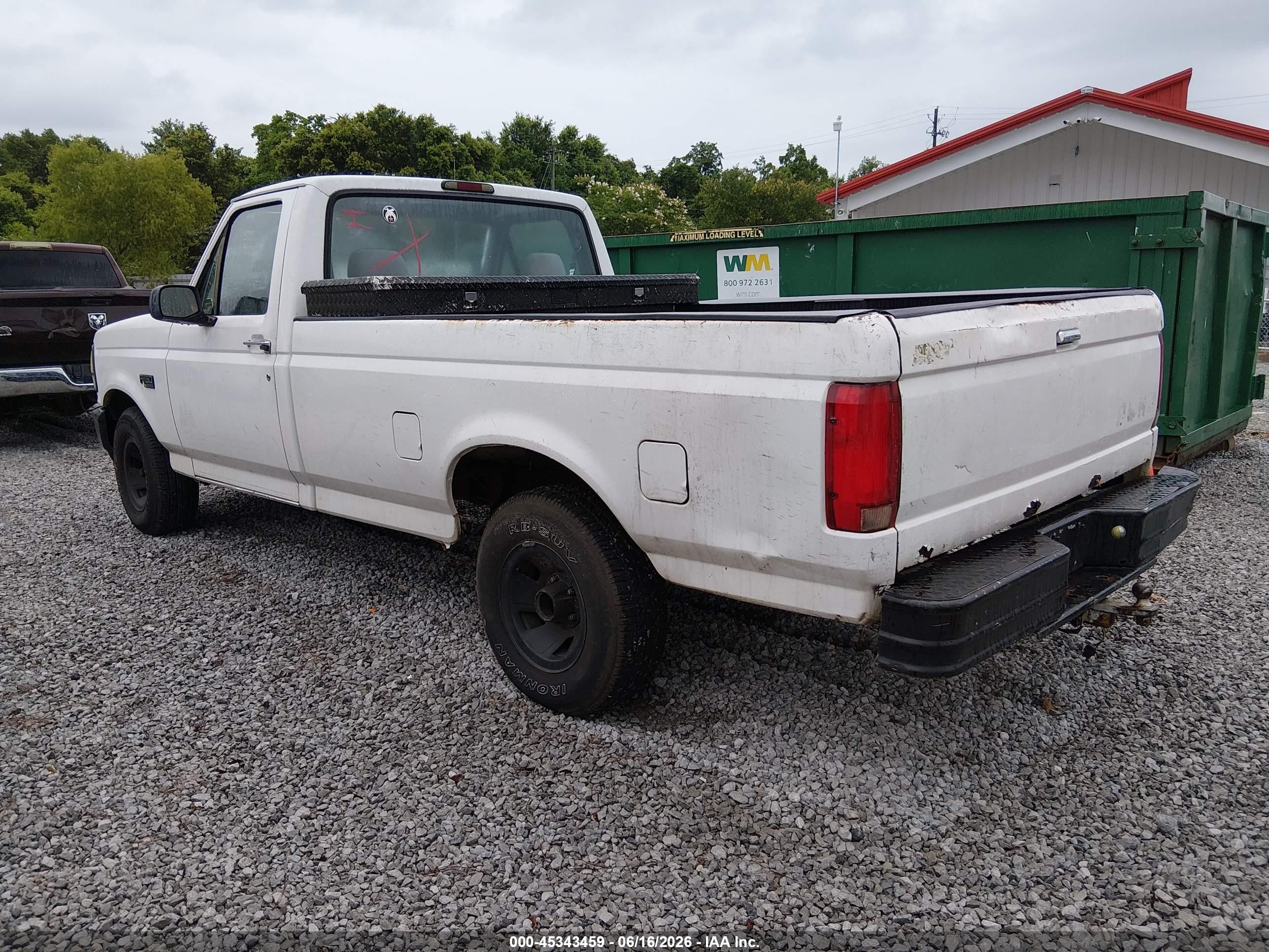 1995 Ford F150   White vin: 1FTDF15Y4SNA54640