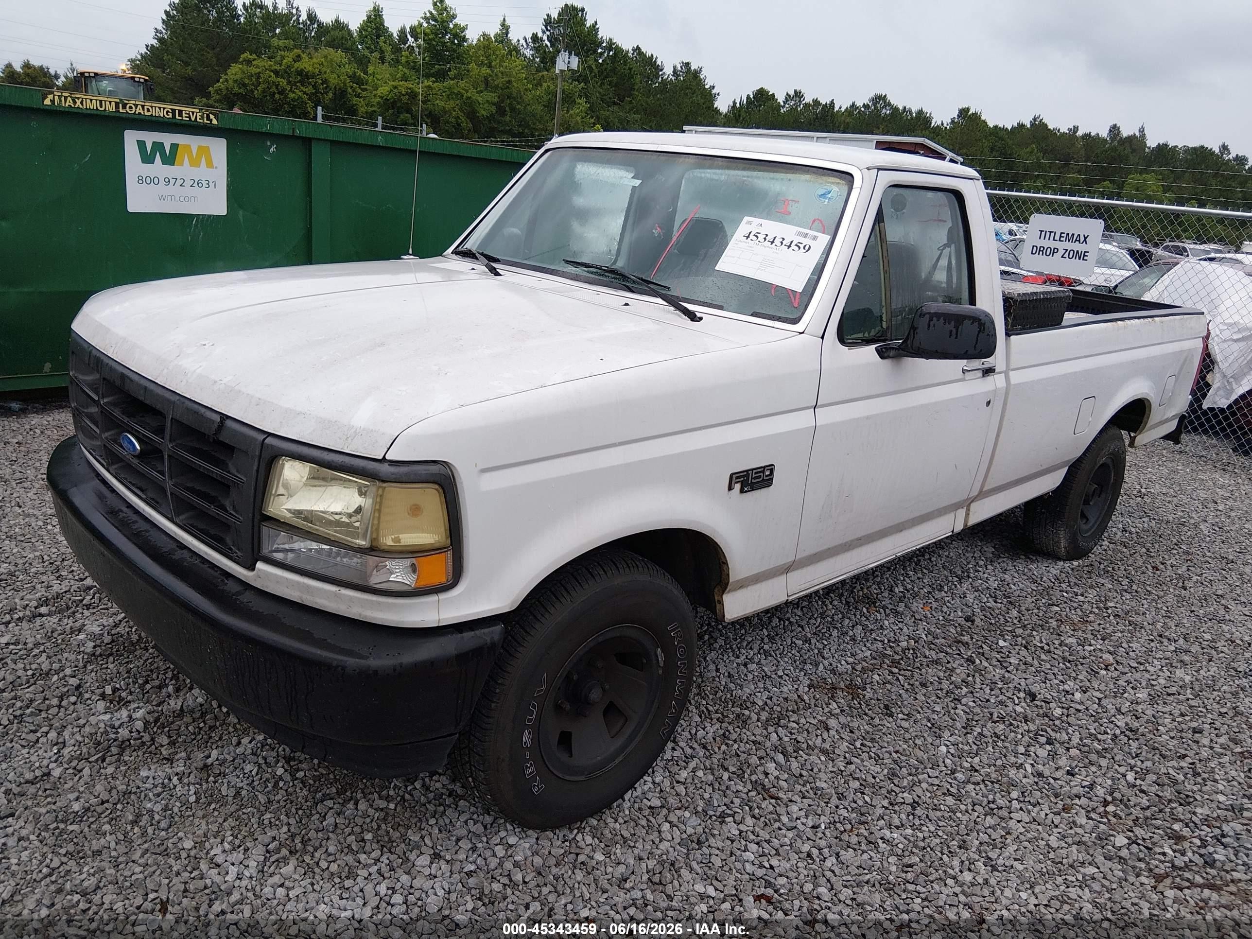 1995 Ford F150   White vin: 1FTDF15Y4SNA54640