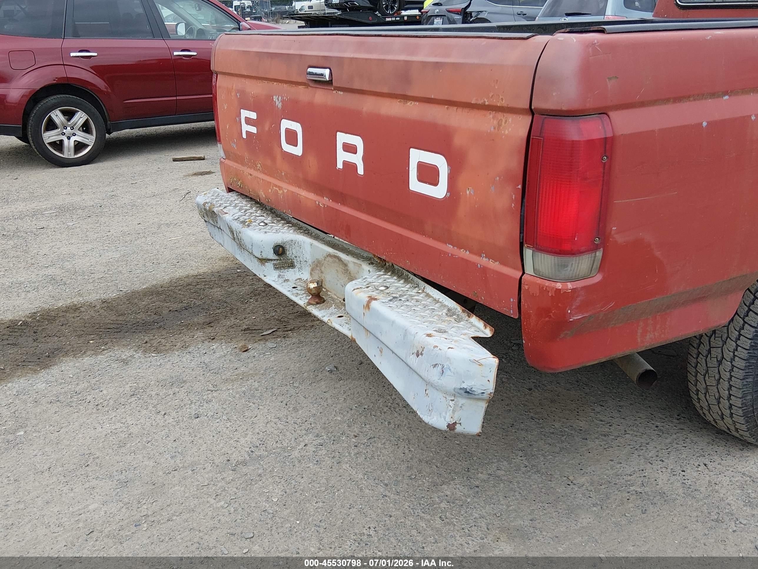 1987 Ford F150   Red vin: 1FTDF15Y6HKB06943