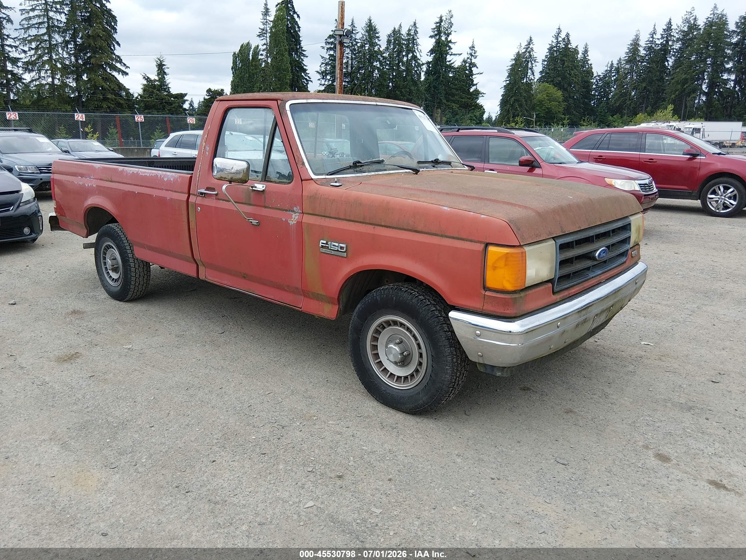 1987 Ford F150   Red vin: 1FTDF15Y6HKB06943
