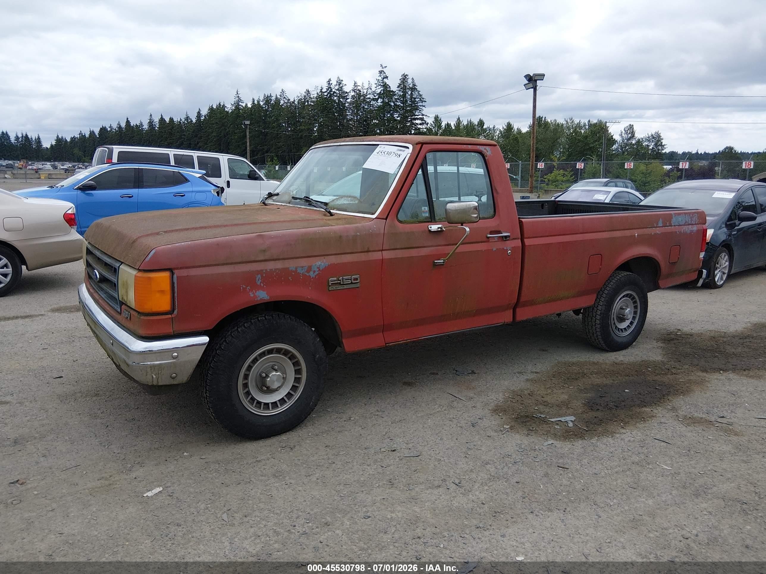 1987 Ford F150   Red vin: 1FTDF15Y6HKB06943