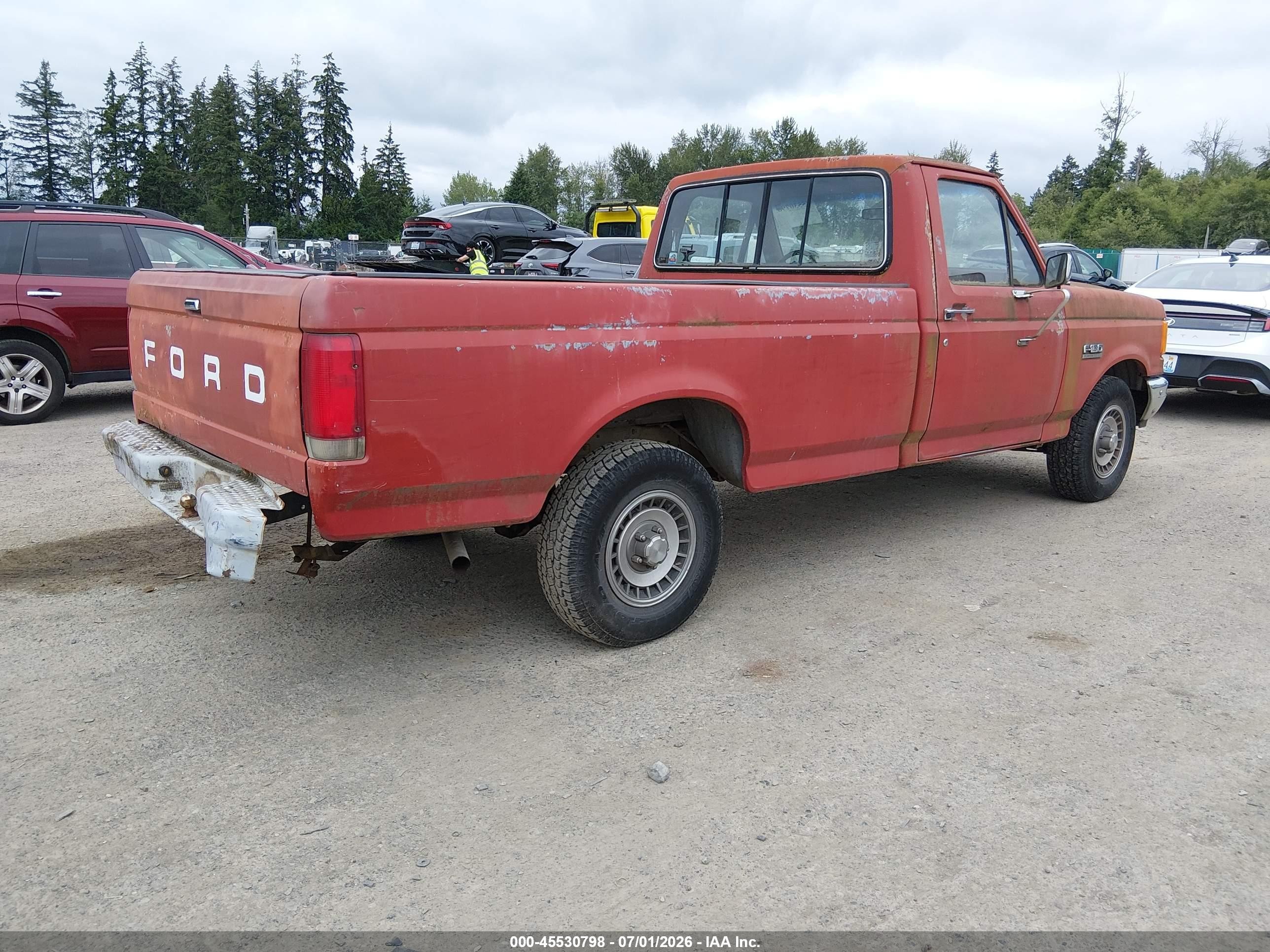 1987 Ford F150   Red vin: 1FTDF15Y6HKB06943
