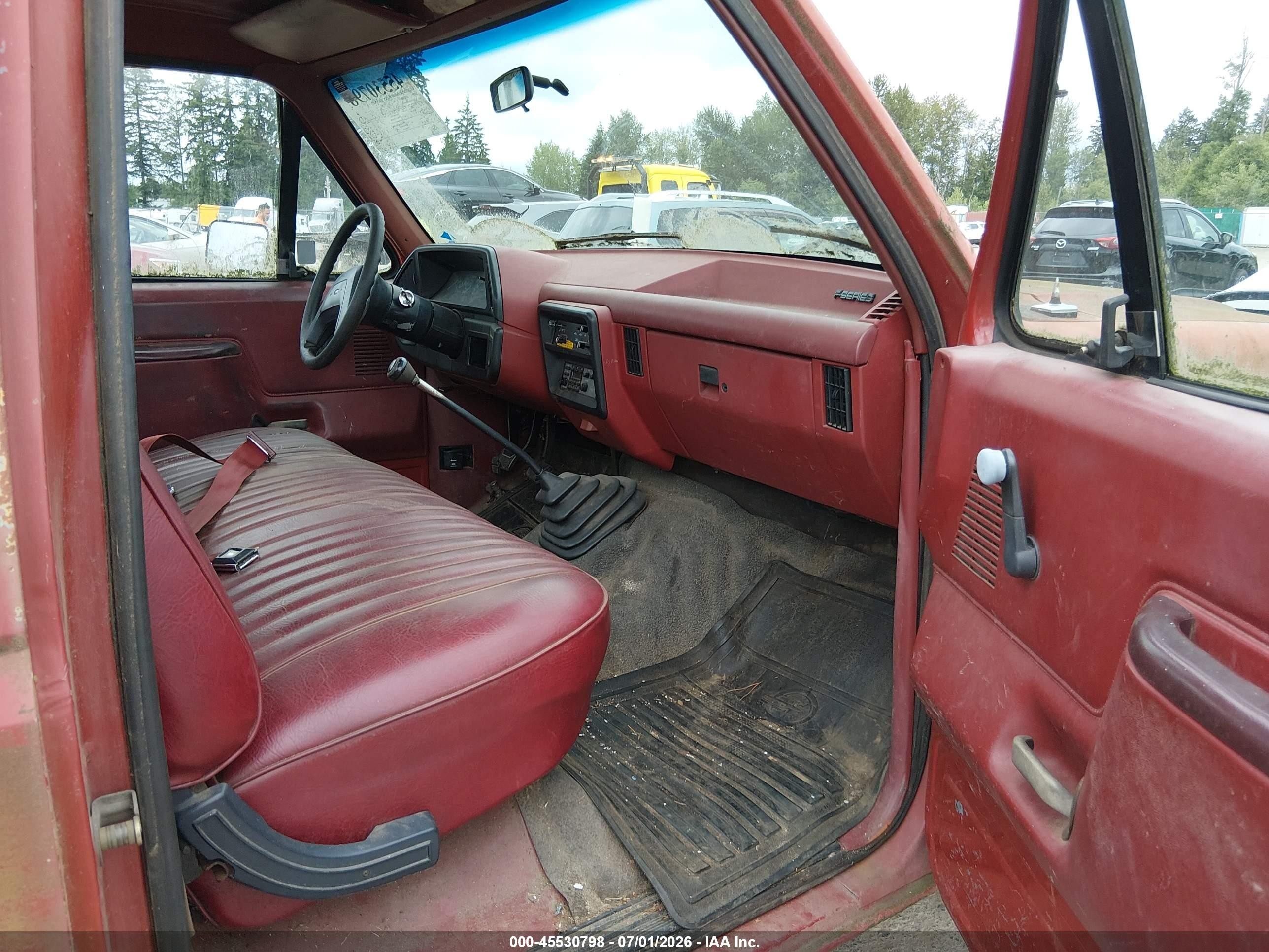 1987 Ford F150   Red vin: 1FTDF15Y6HKB06943