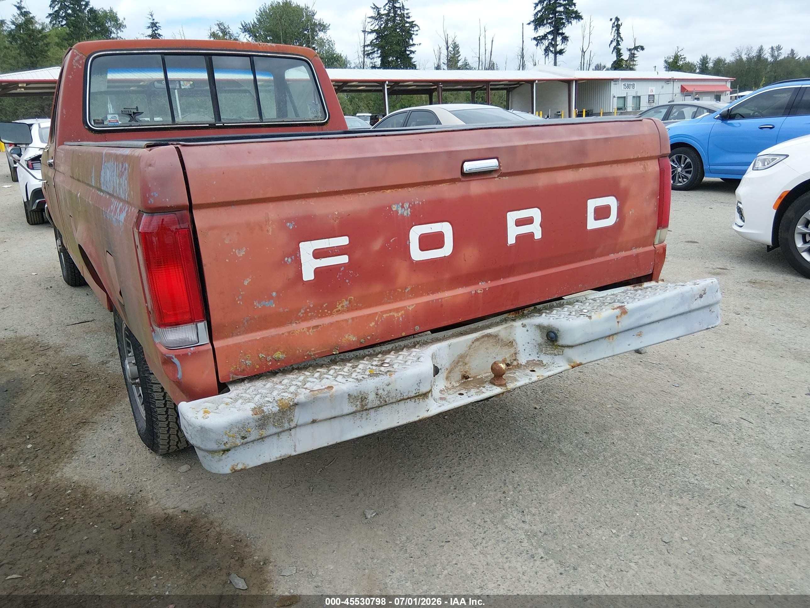 1987 Ford F150   Red vin: 1FTDF15Y6HKB06943