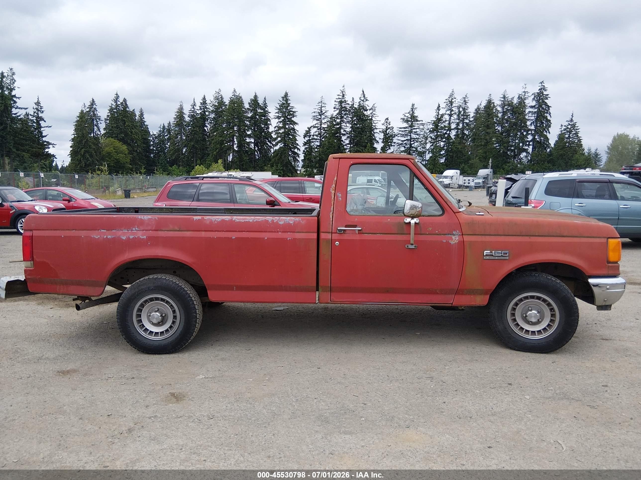 1987 Ford F150   Red vin: 1FTDF15Y6HKB06943