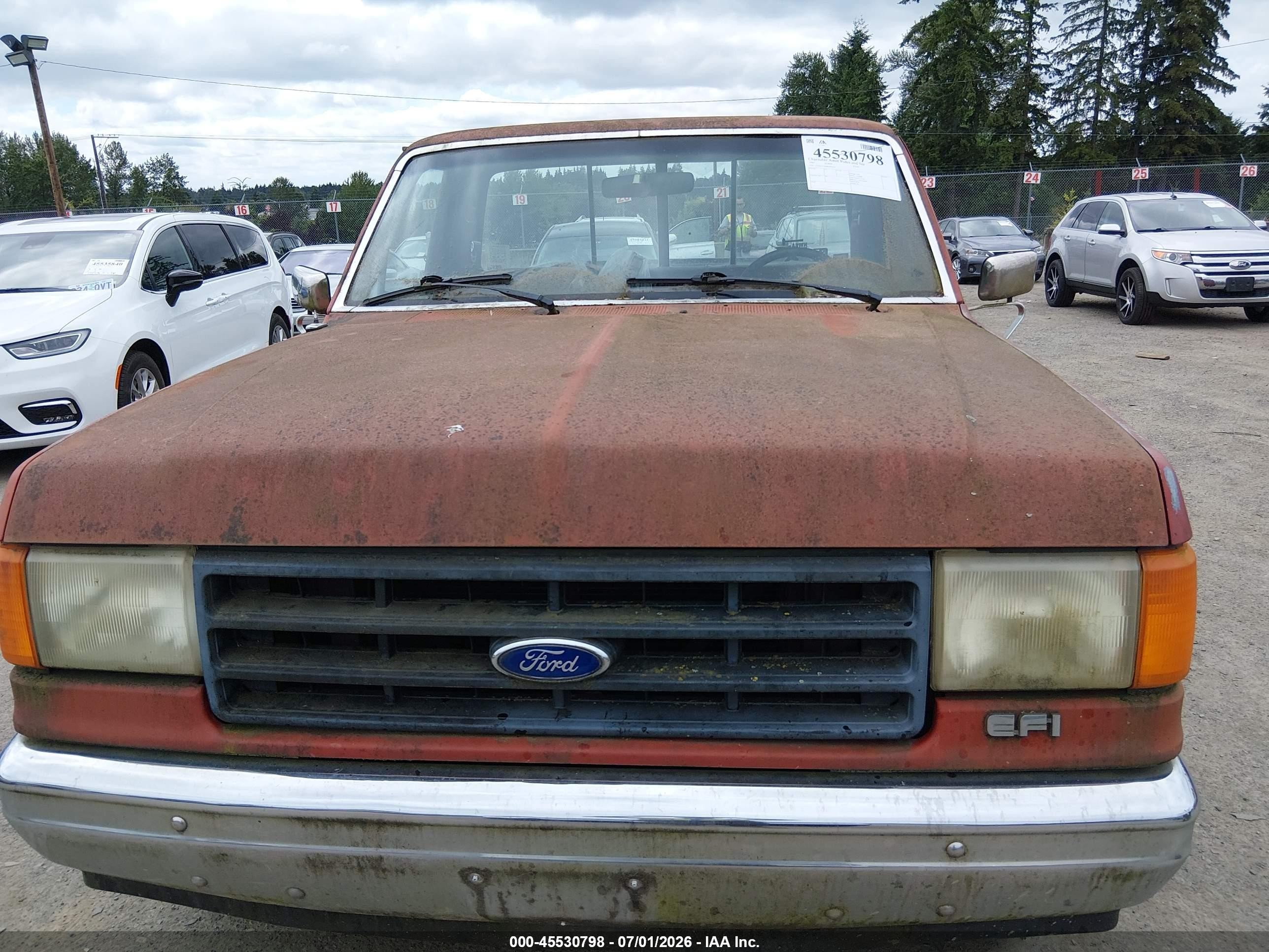 1987 Ford F150   Red vin: 1FTDF15Y6HKB06943
