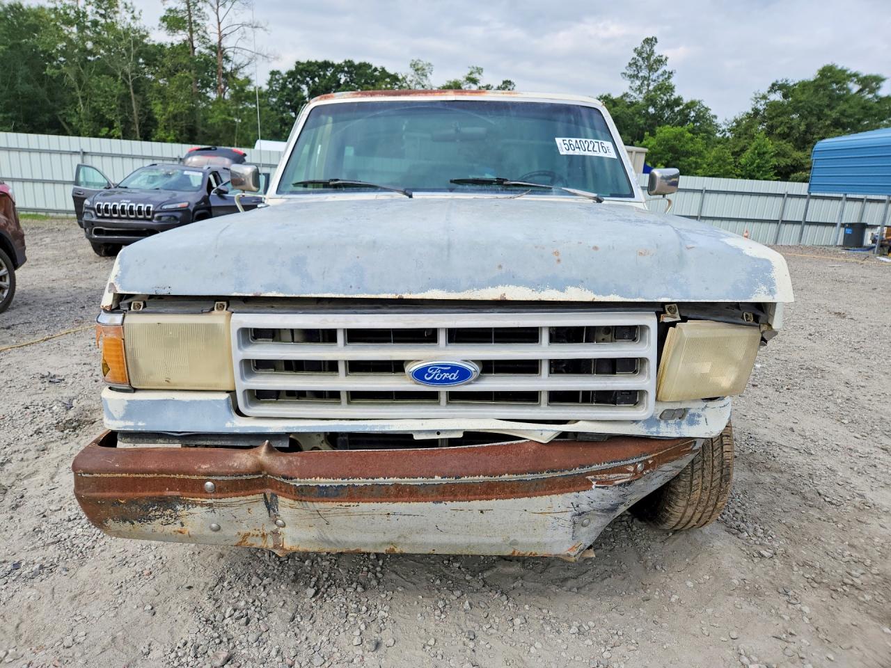 1991 Ford F150 White vin: 1FTDF15Y6MNA98576