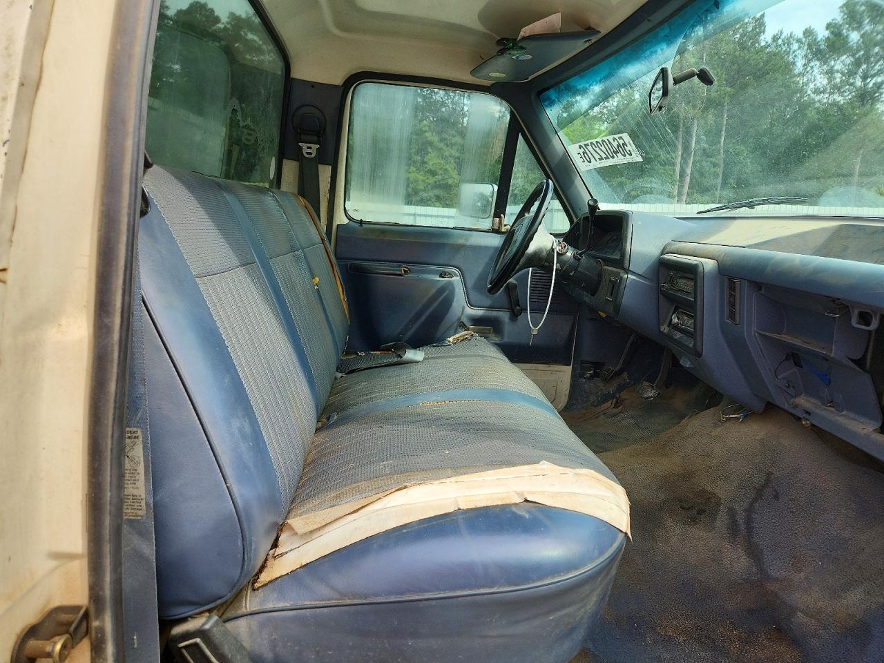 1991 Ford F150 White vin: 1FTDF15Y6MNA98576