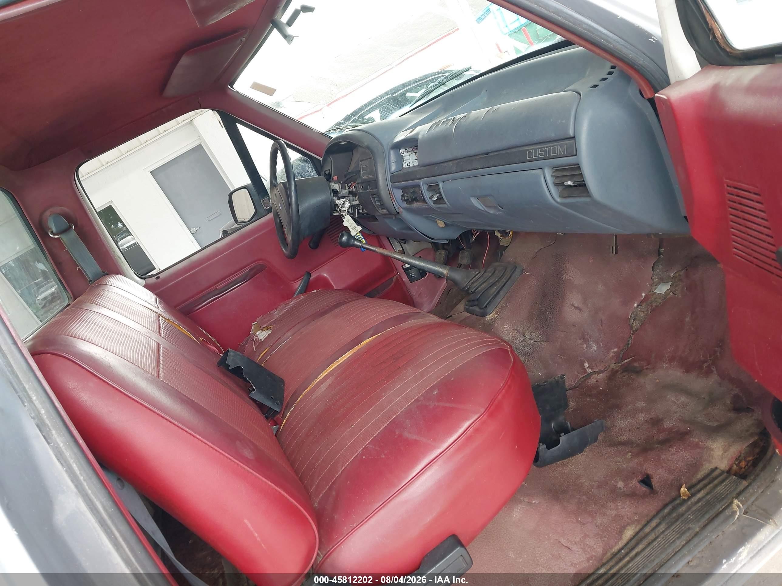 1992 Ford F150   Белый vin: 1FTDF15Y6NNA79138
