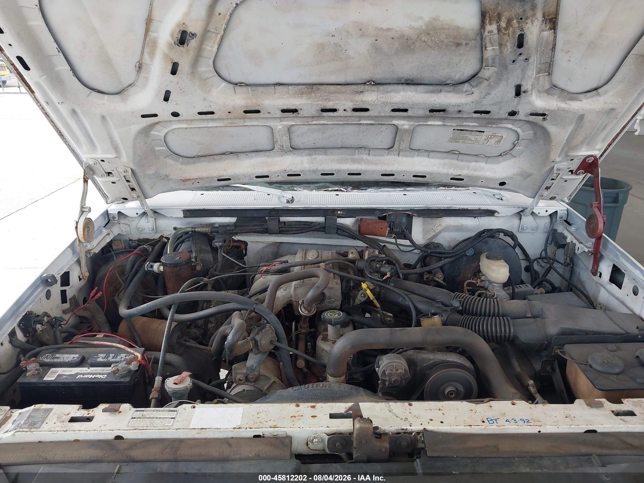 1992 Ford F150   Белый vin: 1FTDF15Y6NNA79138