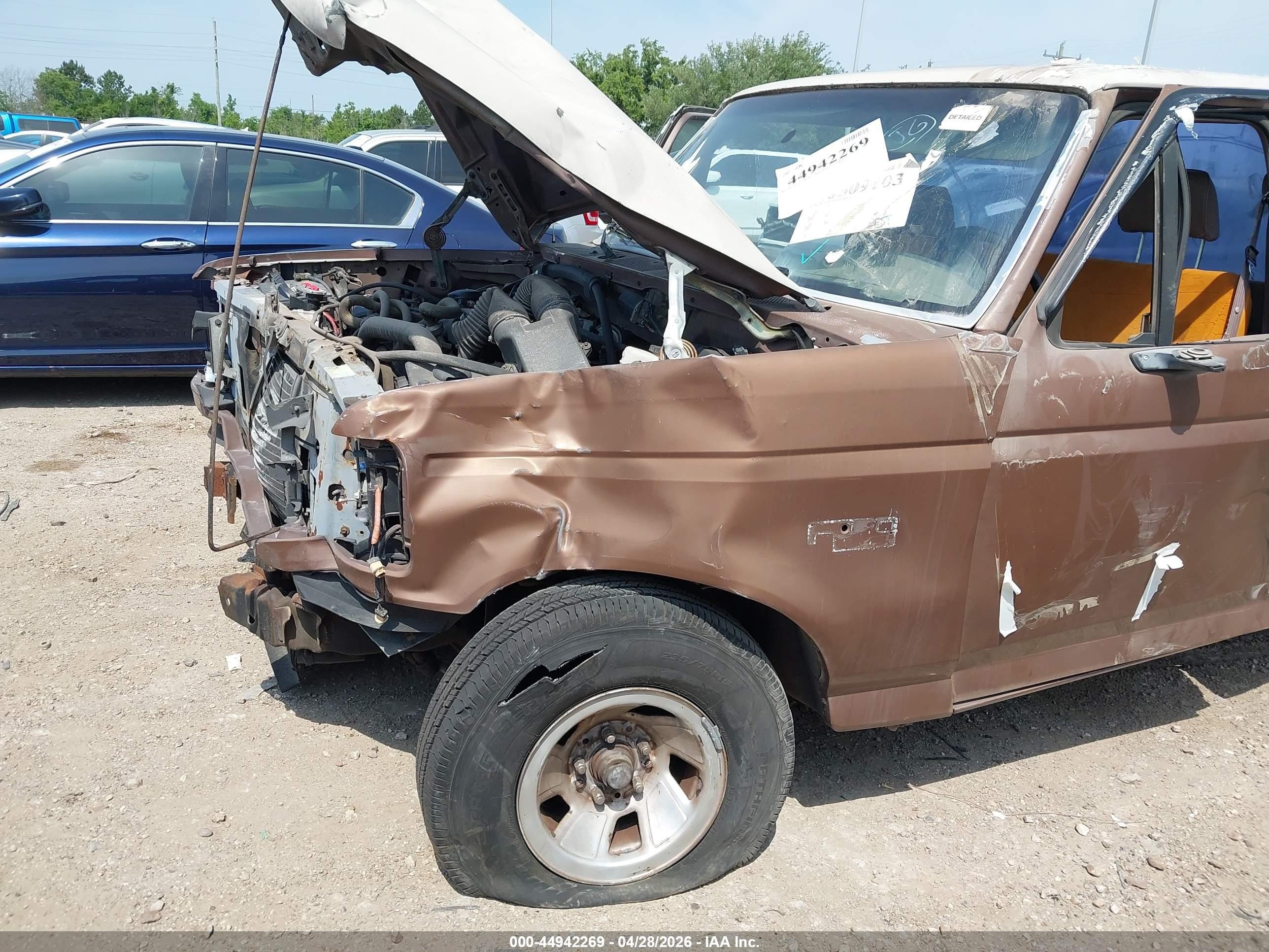 1993 Ford F150   Brown vin: 1FTDF15Y6PLA71524