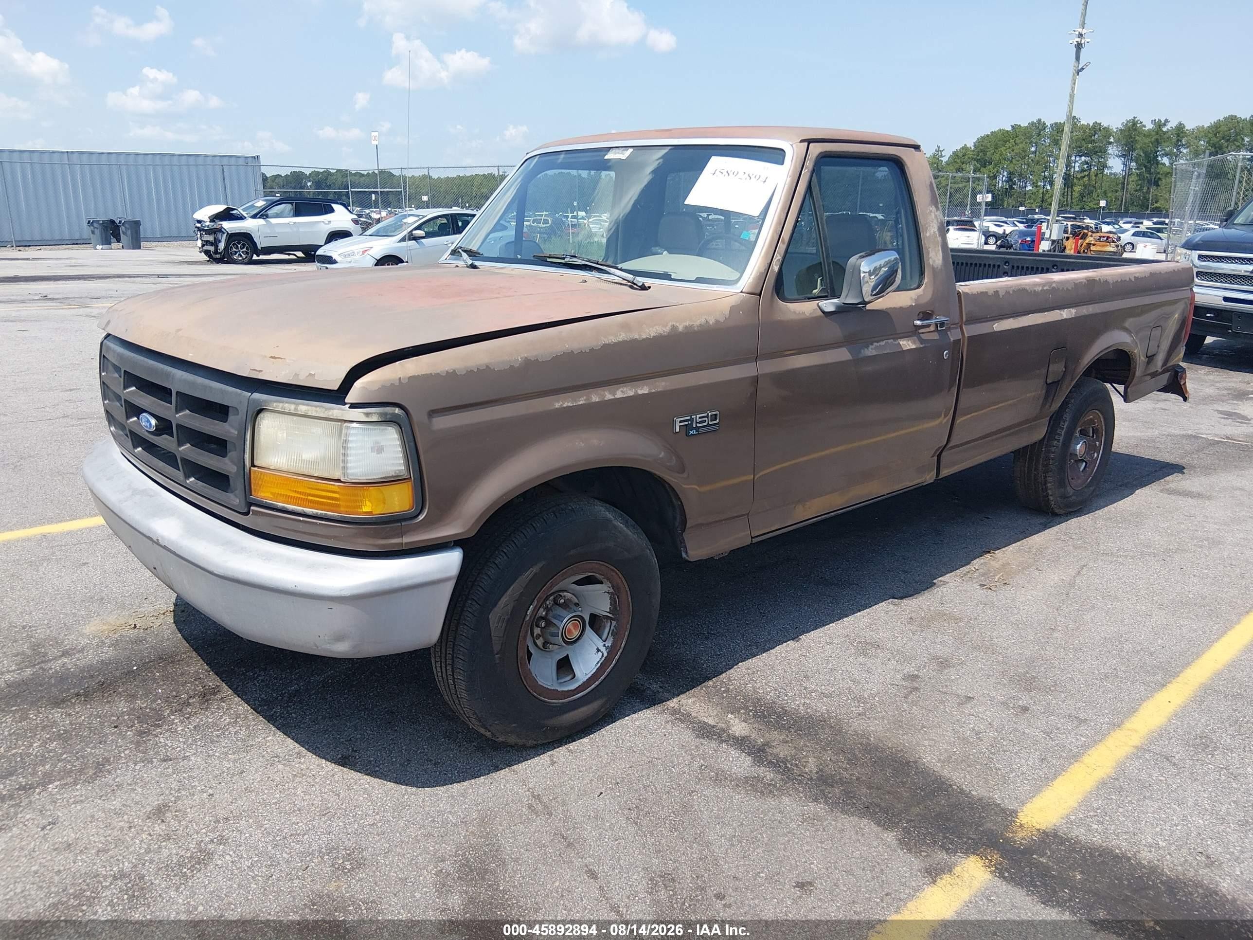 1993 Ford F150   Brown vin: 1FTDF15Y6PNB04879