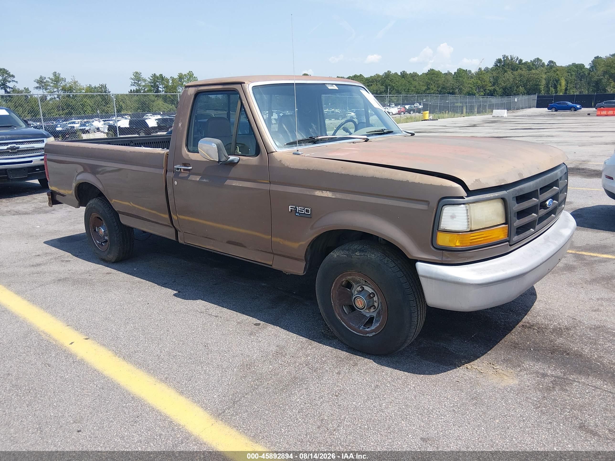 1993 Ford F150   Brown vin: 1FTDF15Y6PNB04879