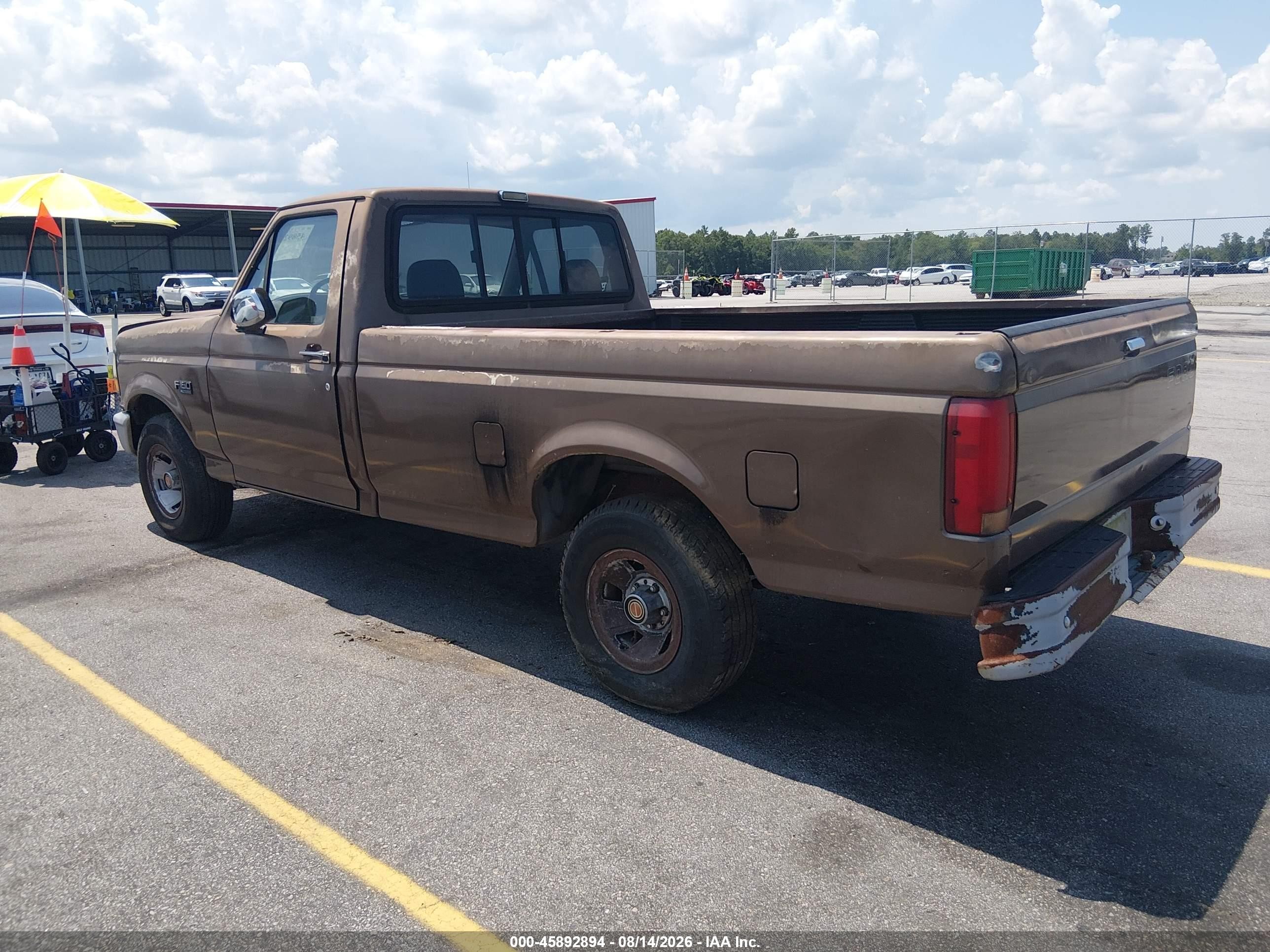 1993 Ford F150   Brown vin: 1FTDF15Y6PNB04879