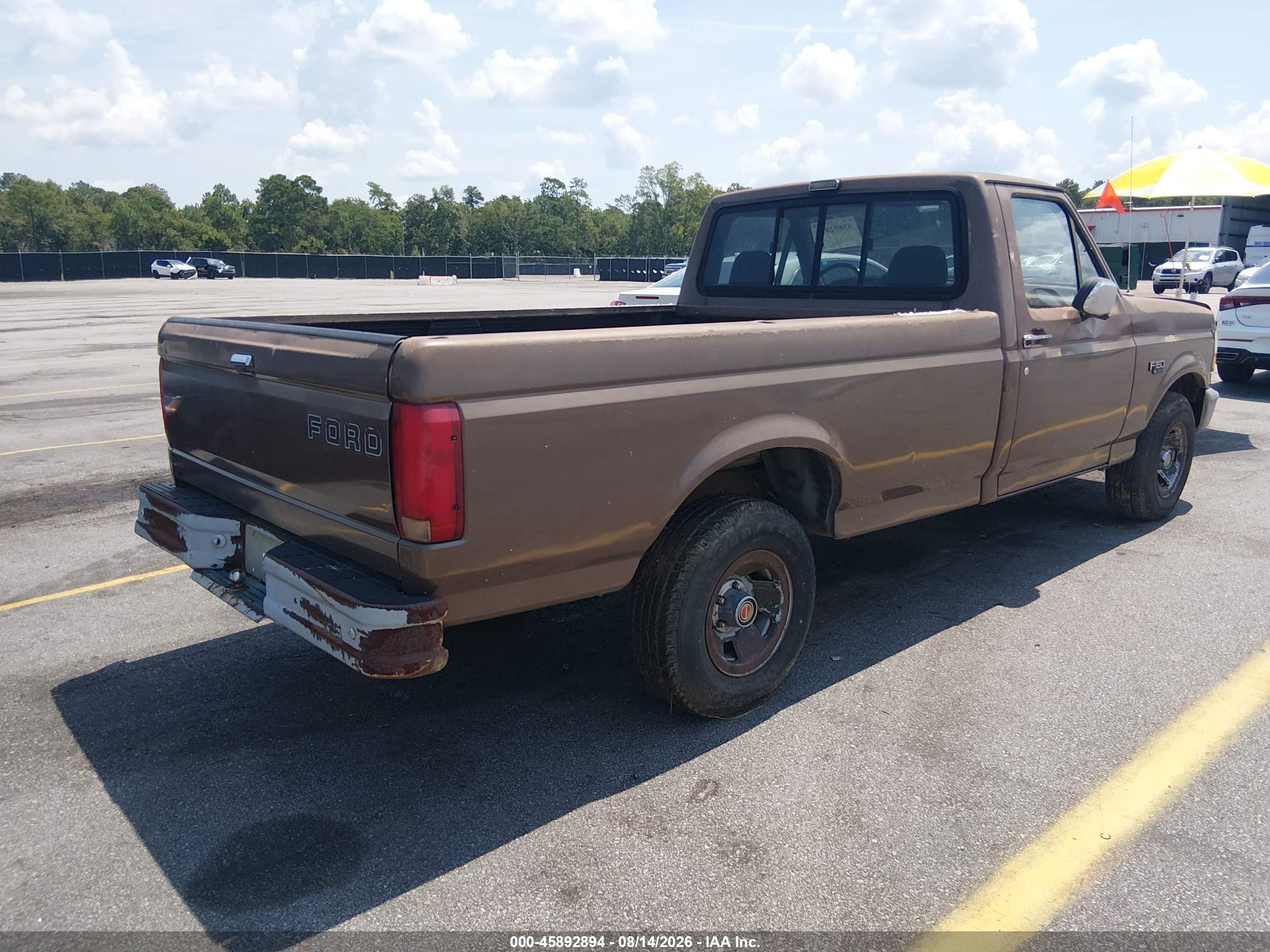 1993 Ford F150   Brown vin: 1FTDF15Y6PNB04879