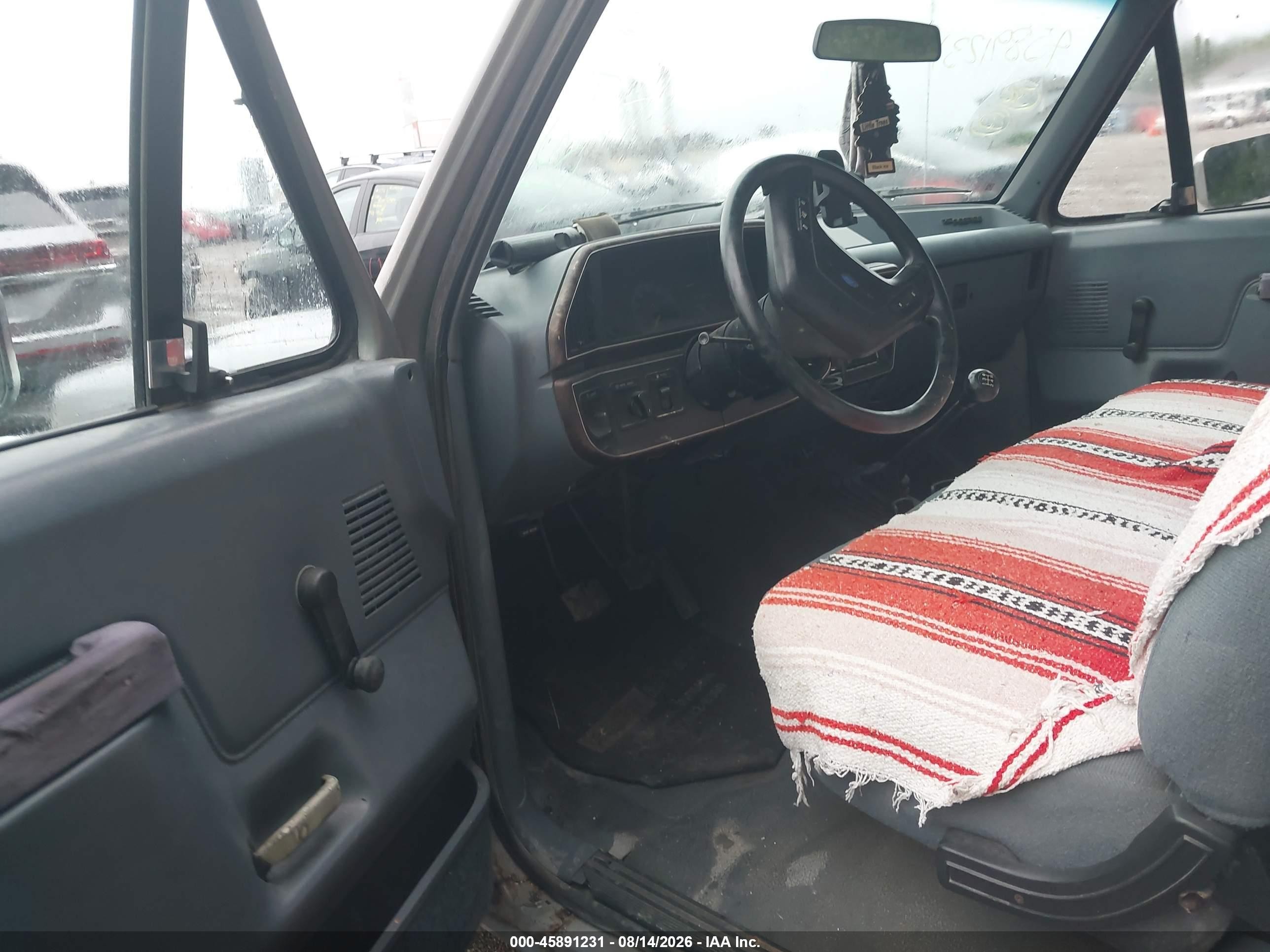 1989 Ford F150   Light Blue vin: 1FTDF15Y7KNB39519