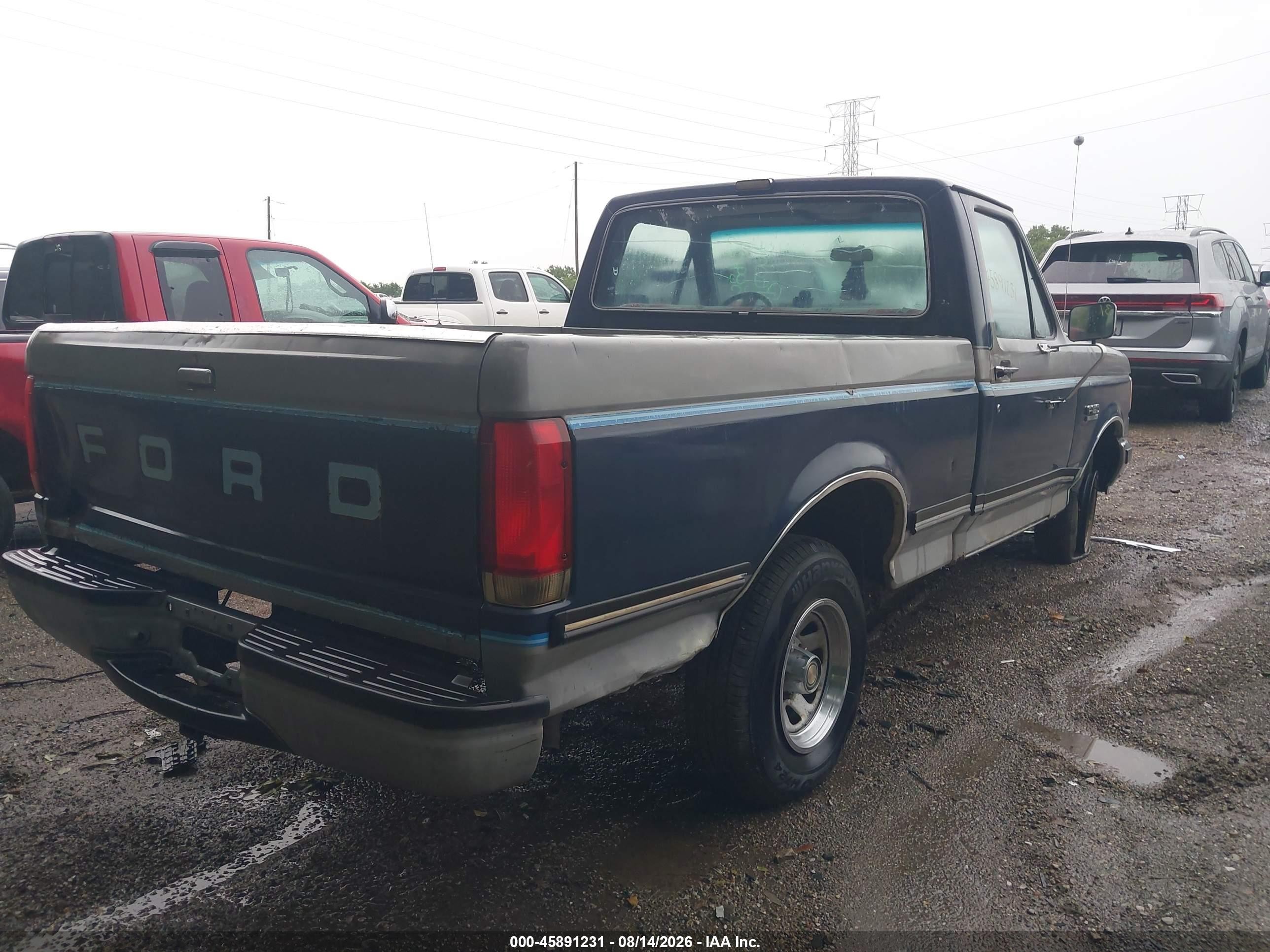 1989 Ford F150   Light Blue vin: 1FTDF15Y7KNB39519