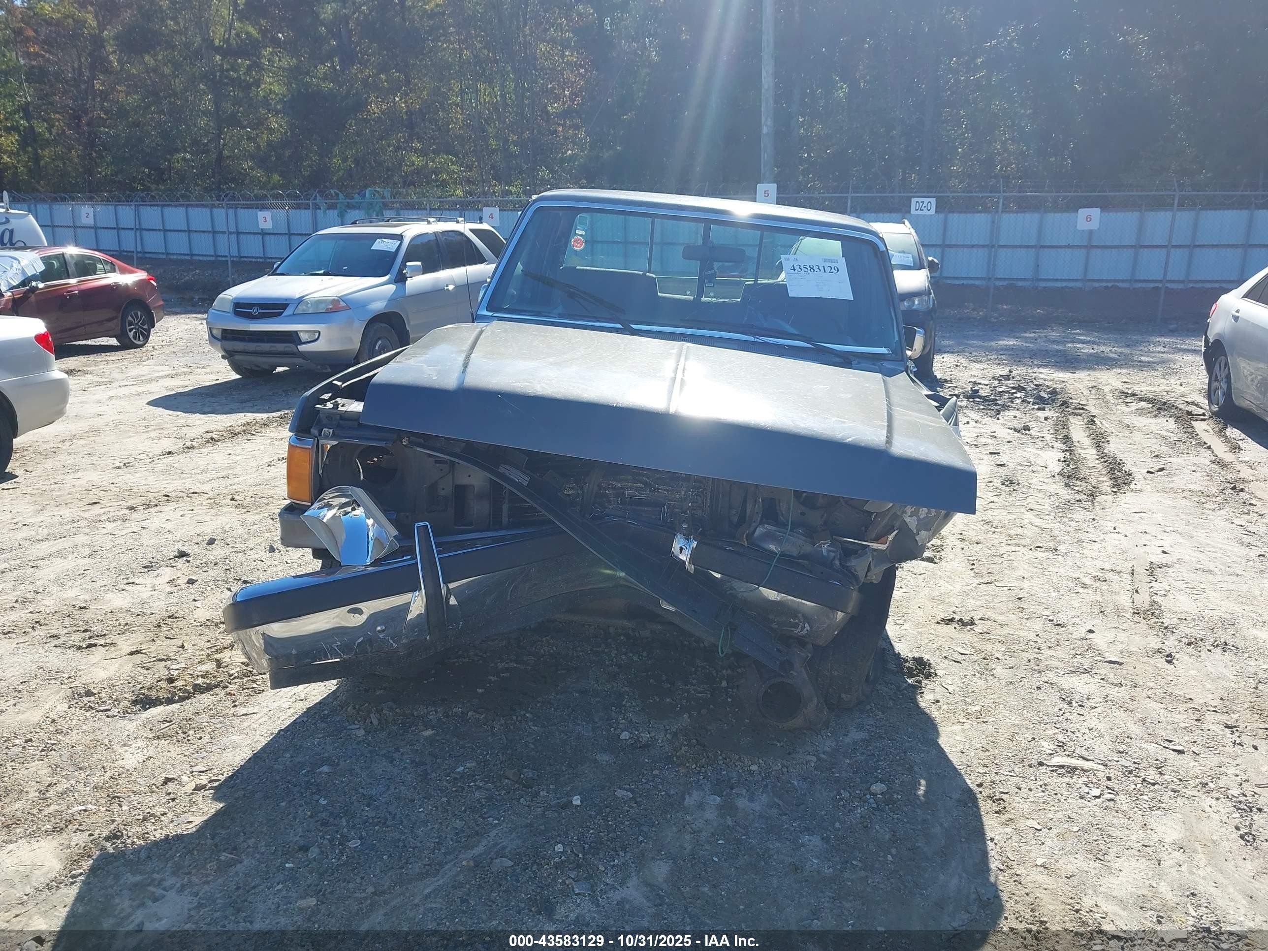 1990 Ford F150   Gray vin: 1FTDF15Y7LNB24343
