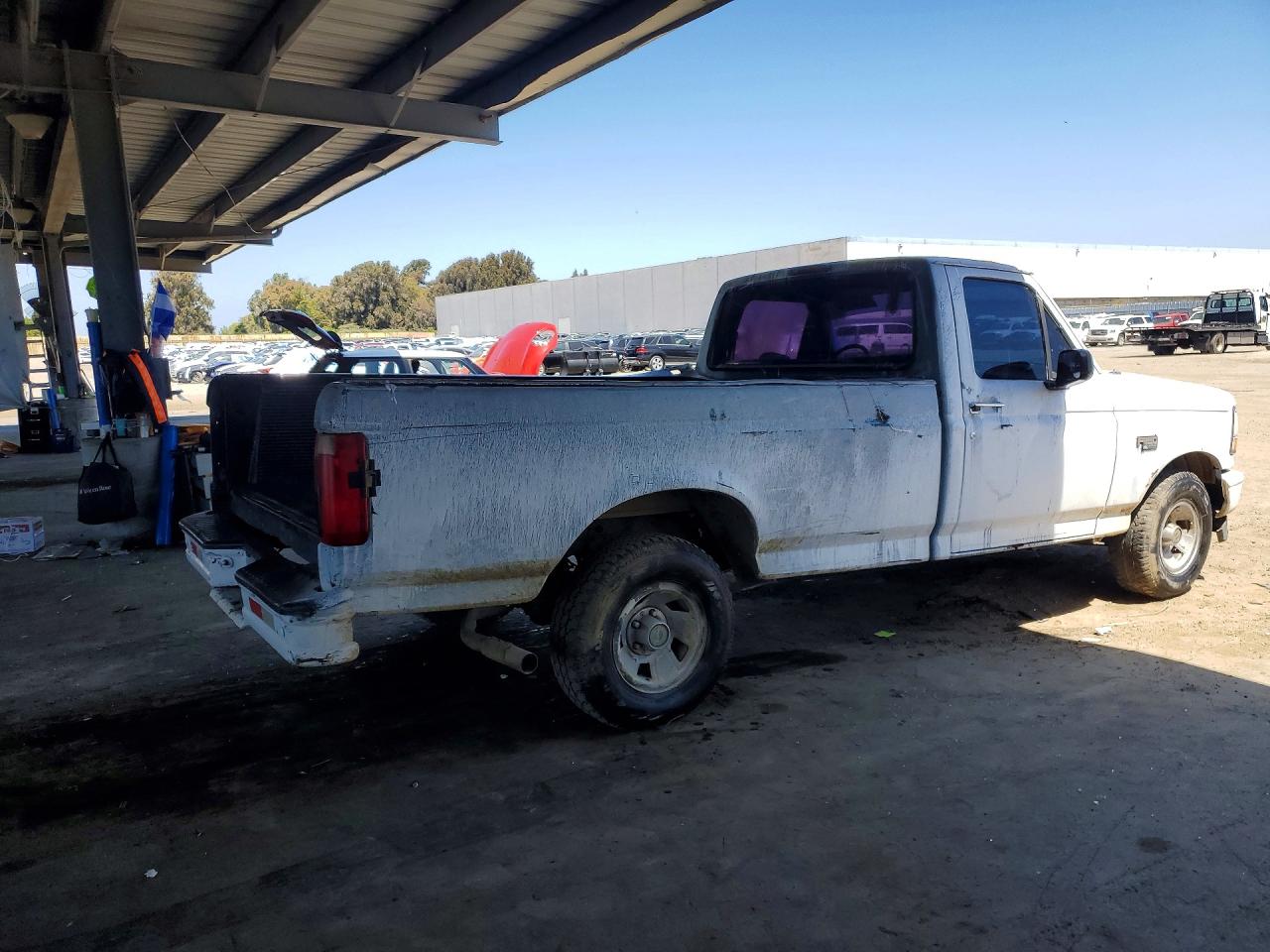 1995 Ford F-150 White vin: 1FTDF15Y7SLA67894