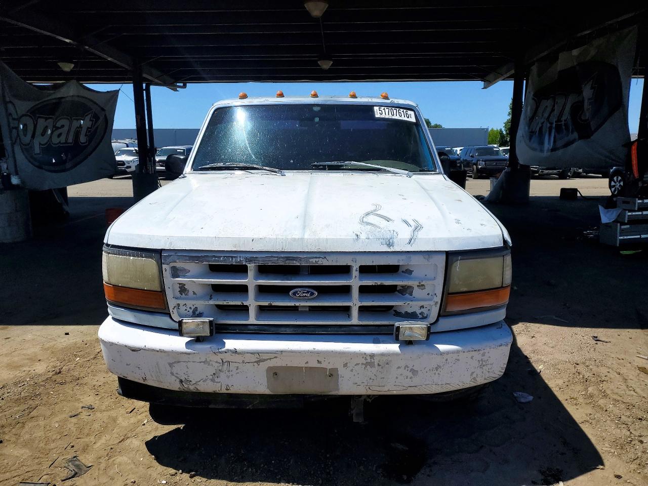 1995 Ford F-150 White vin: 1FTDF15Y7SLA67894