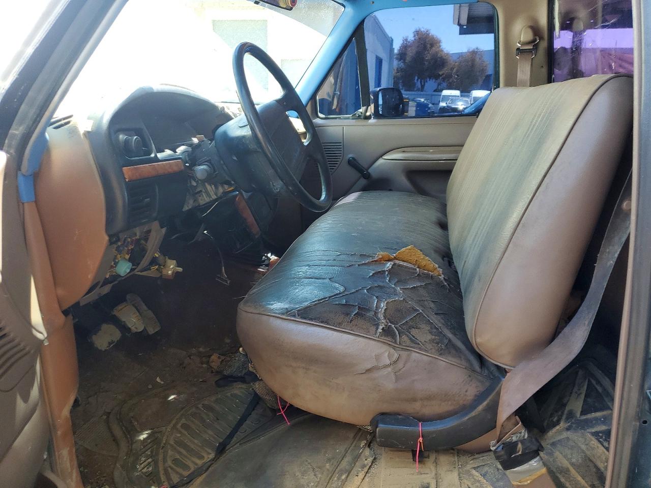 1995 Ford F-150 White vin: 1FTDF15Y7SLA67894