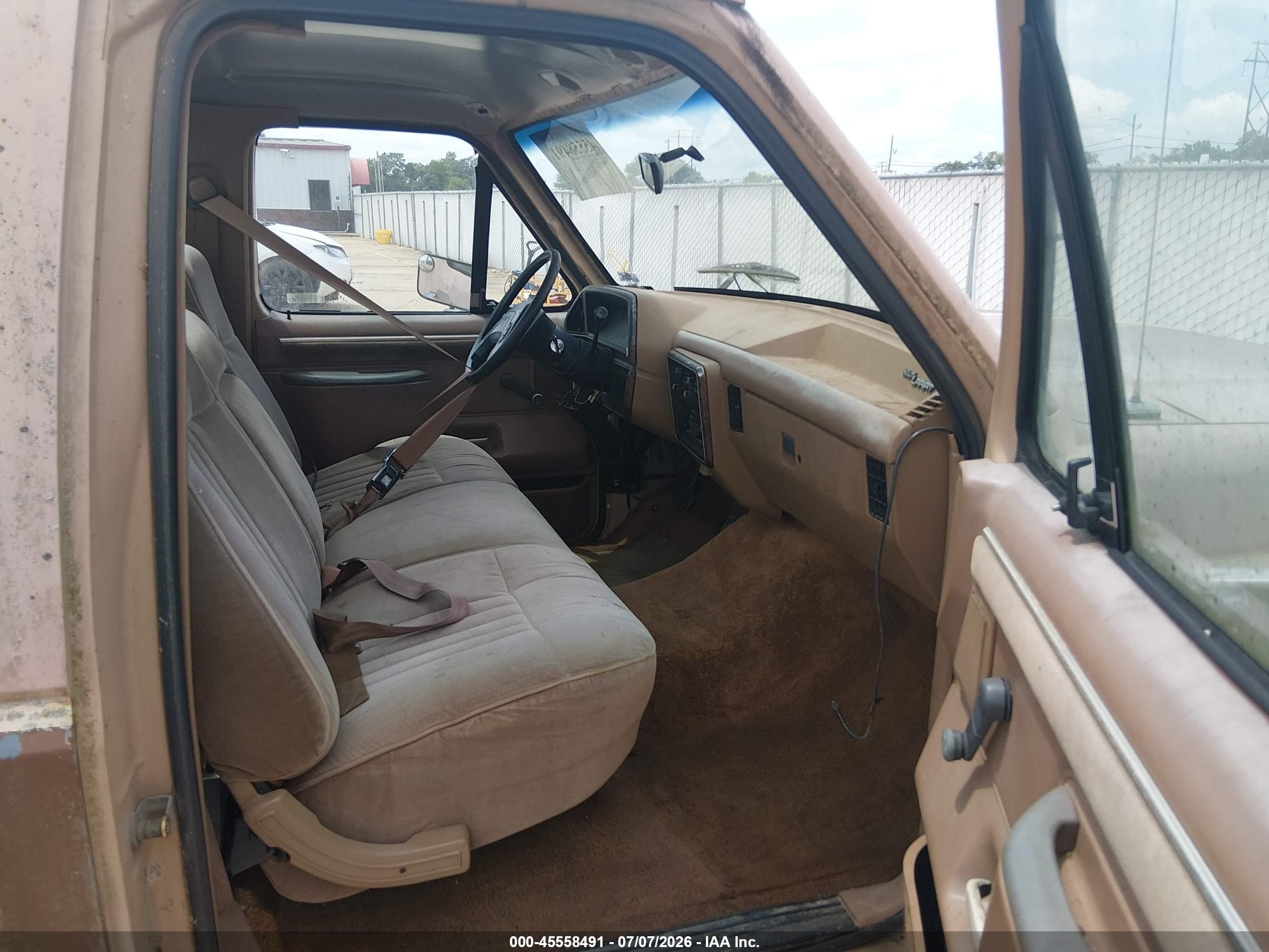 1987 Ford F150   Cream vin: 1FTDF15Y8HPA44786