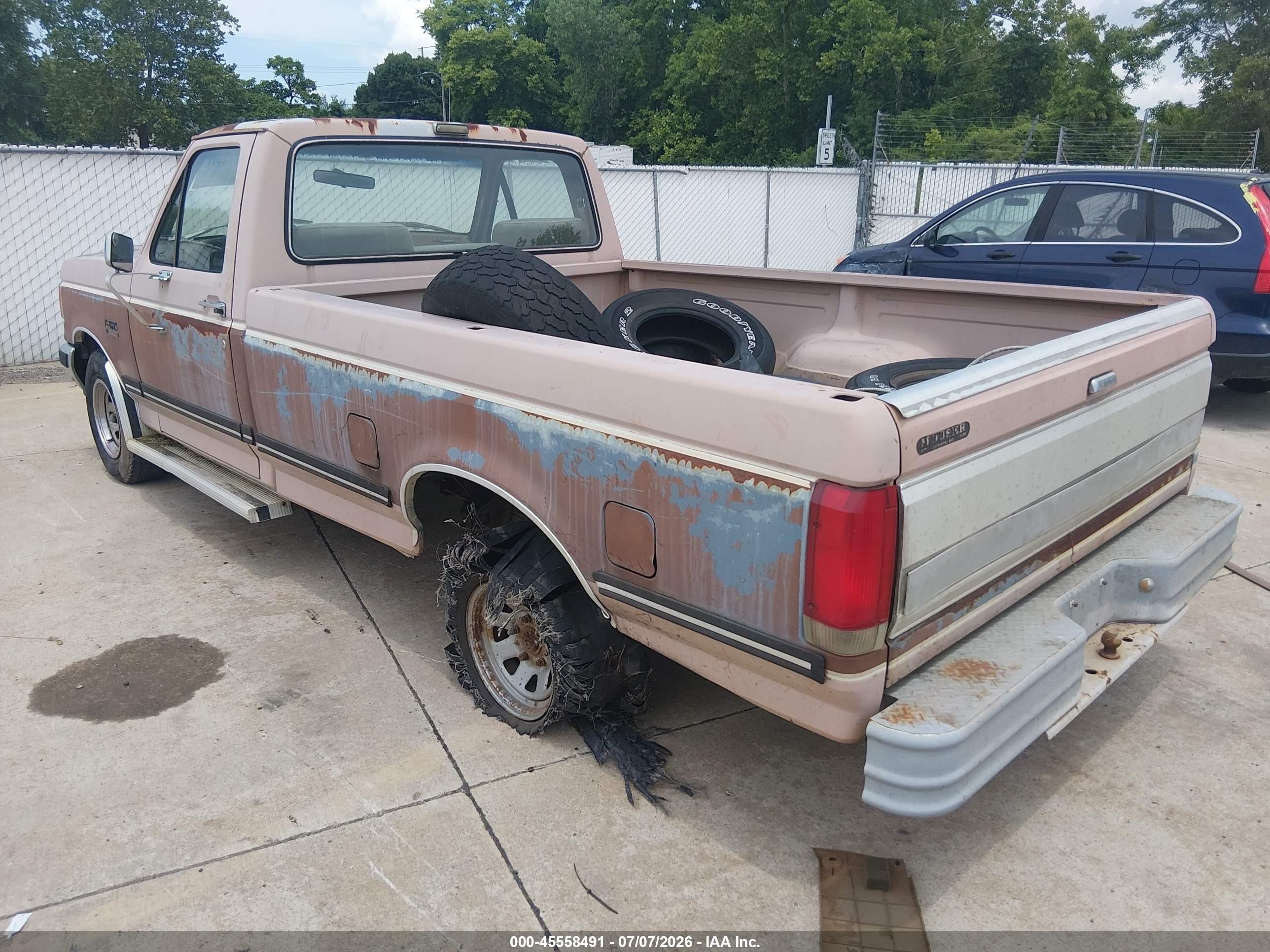 1987 Ford F150   Cream vin: 1FTDF15Y8HPA44786