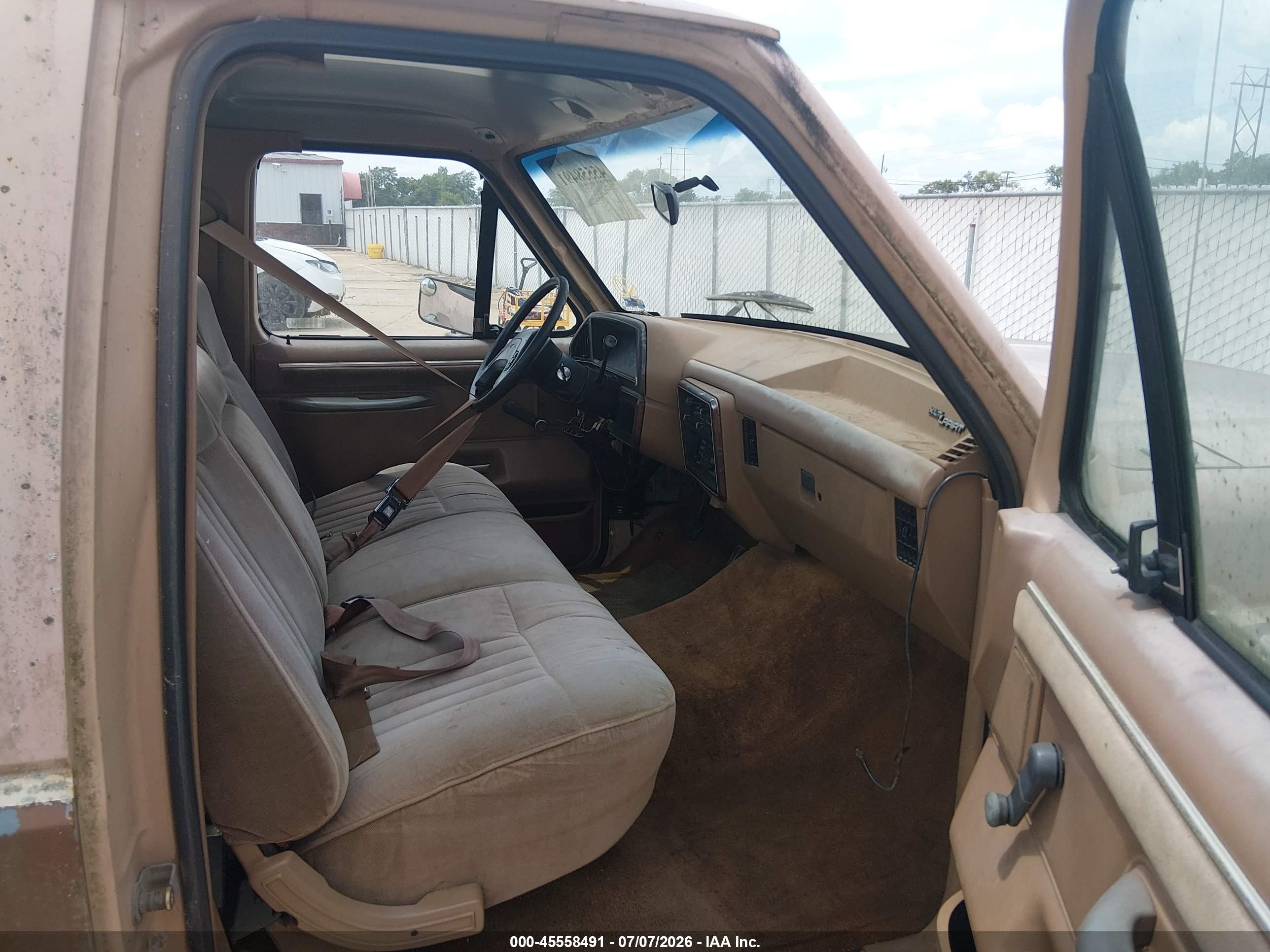 1987 Ford F150   Cream vin: 1FTDF15Y8HPA44786