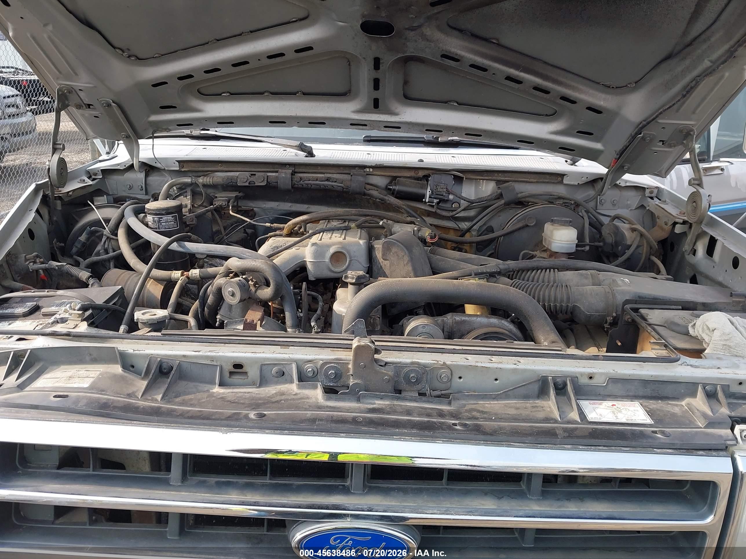 1991 Ford F150   Серый vin: 1FTDF15Y8MPB22302