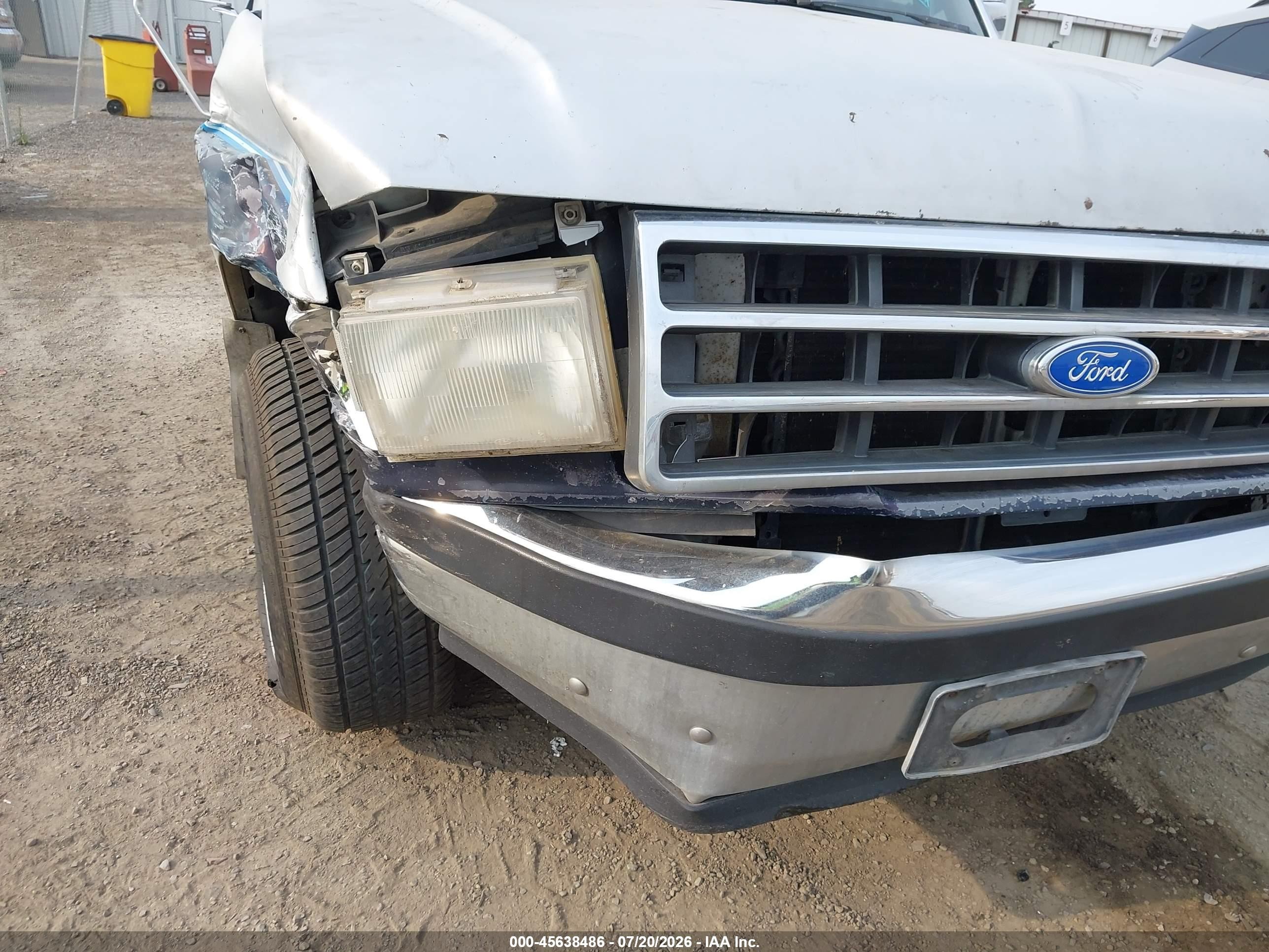 1991 Ford F150   Серый vin: 1FTDF15Y8MPB22302