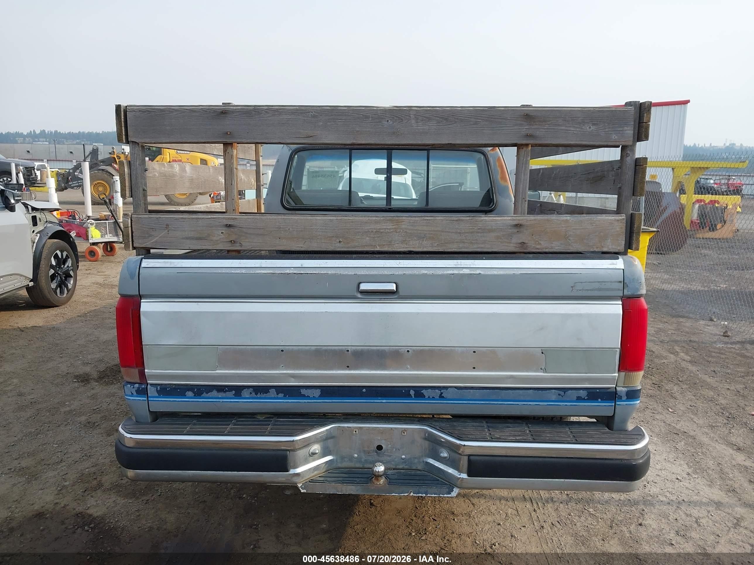 1991 Ford F150   Серый vin: 1FTDF15Y8MPB22302