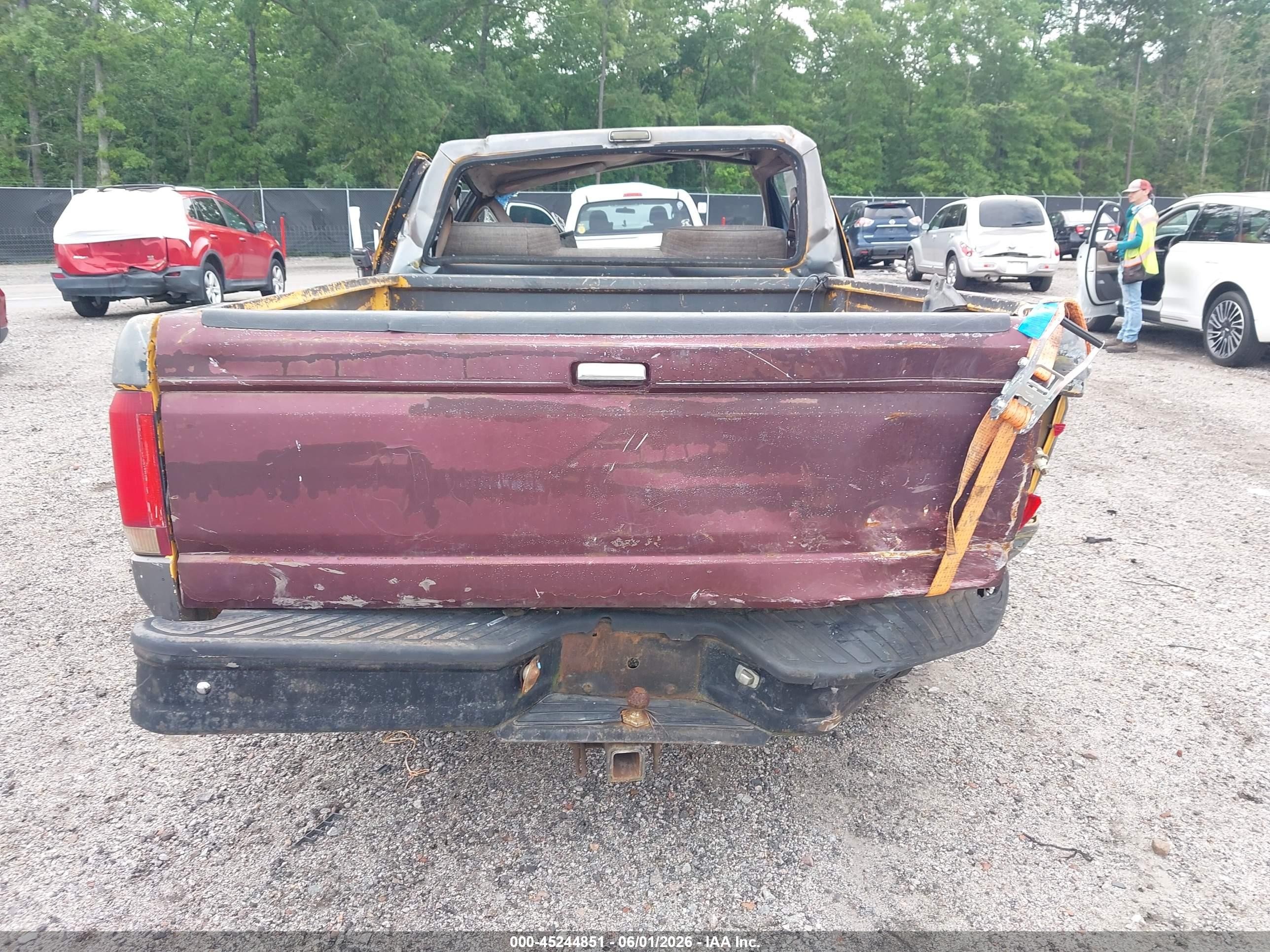 1993 Ford F150 Gray vin: 1FTDF15Y8PNA71190