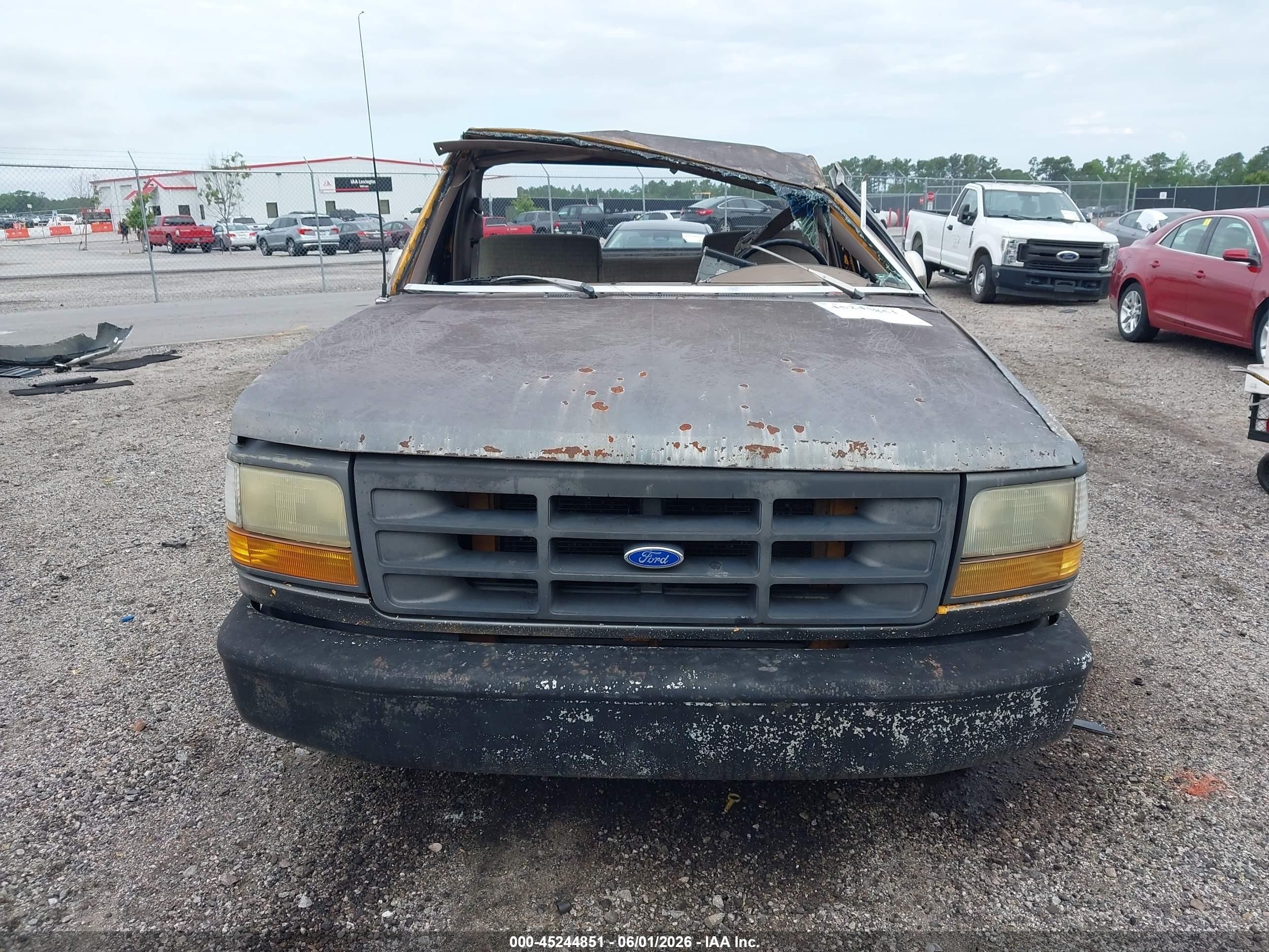 1993 Ford F150 Gray vin: 1FTDF15Y8PNA71190