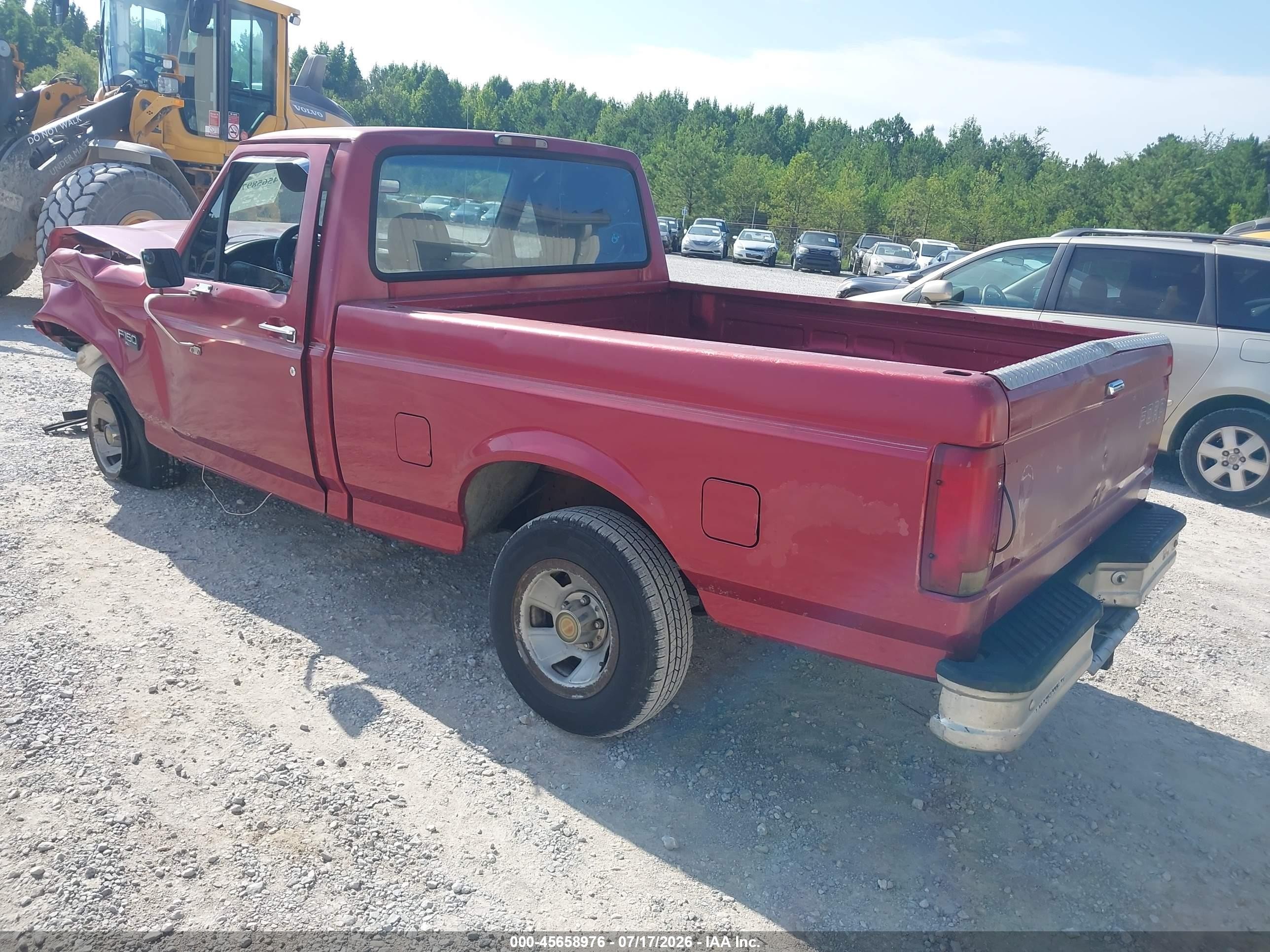 1994 Ford F150   Красный vin: 1FTDF15Y8RNA64761