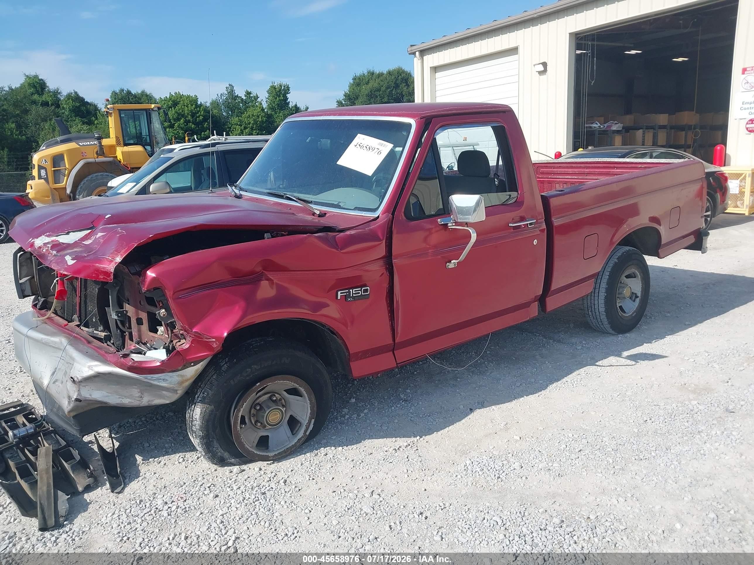1994 Ford F150   Красный vin: 1FTDF15Y8RNA64761
