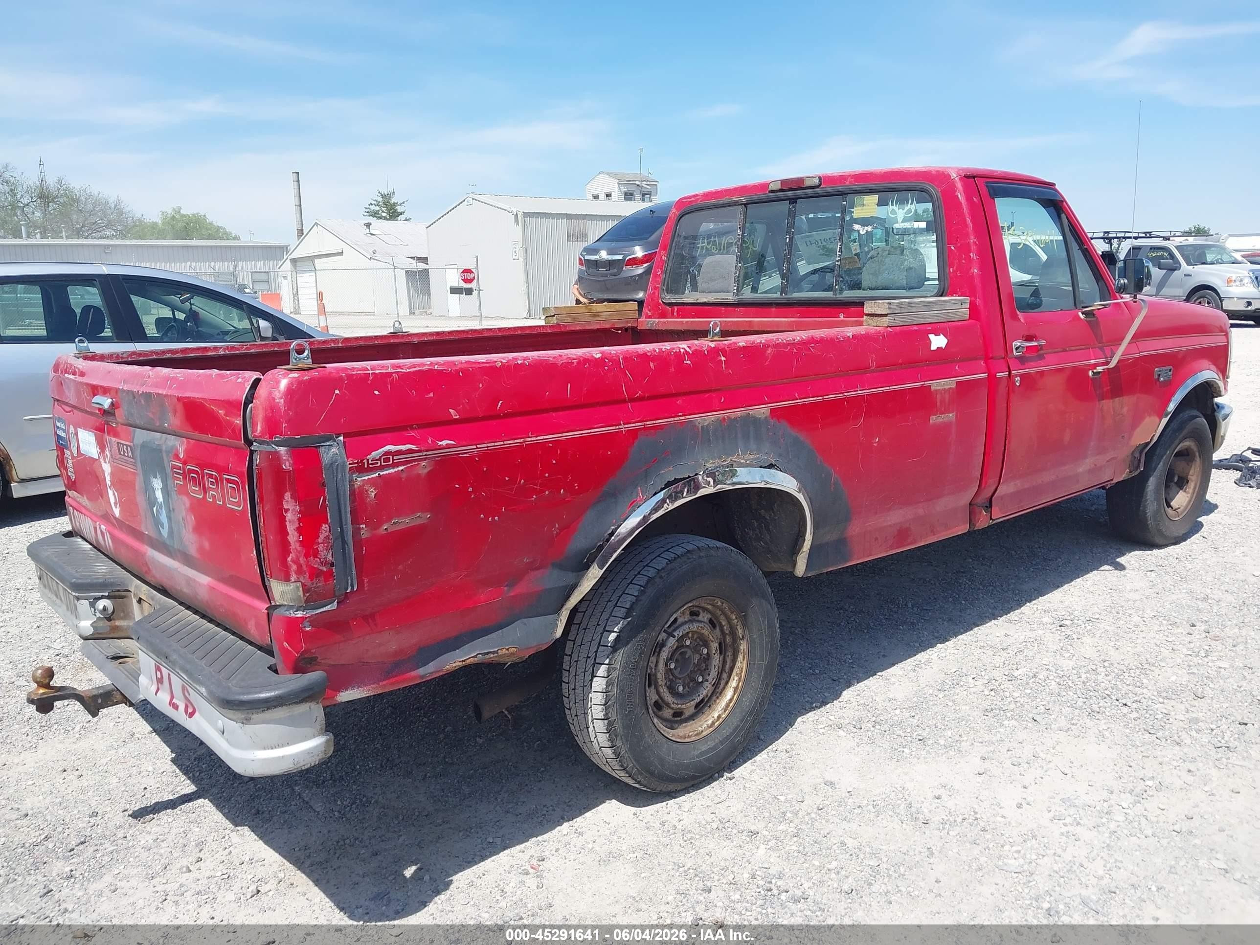 1995 Ford F150   Red vin: 1FTDF15Y8SLA71453