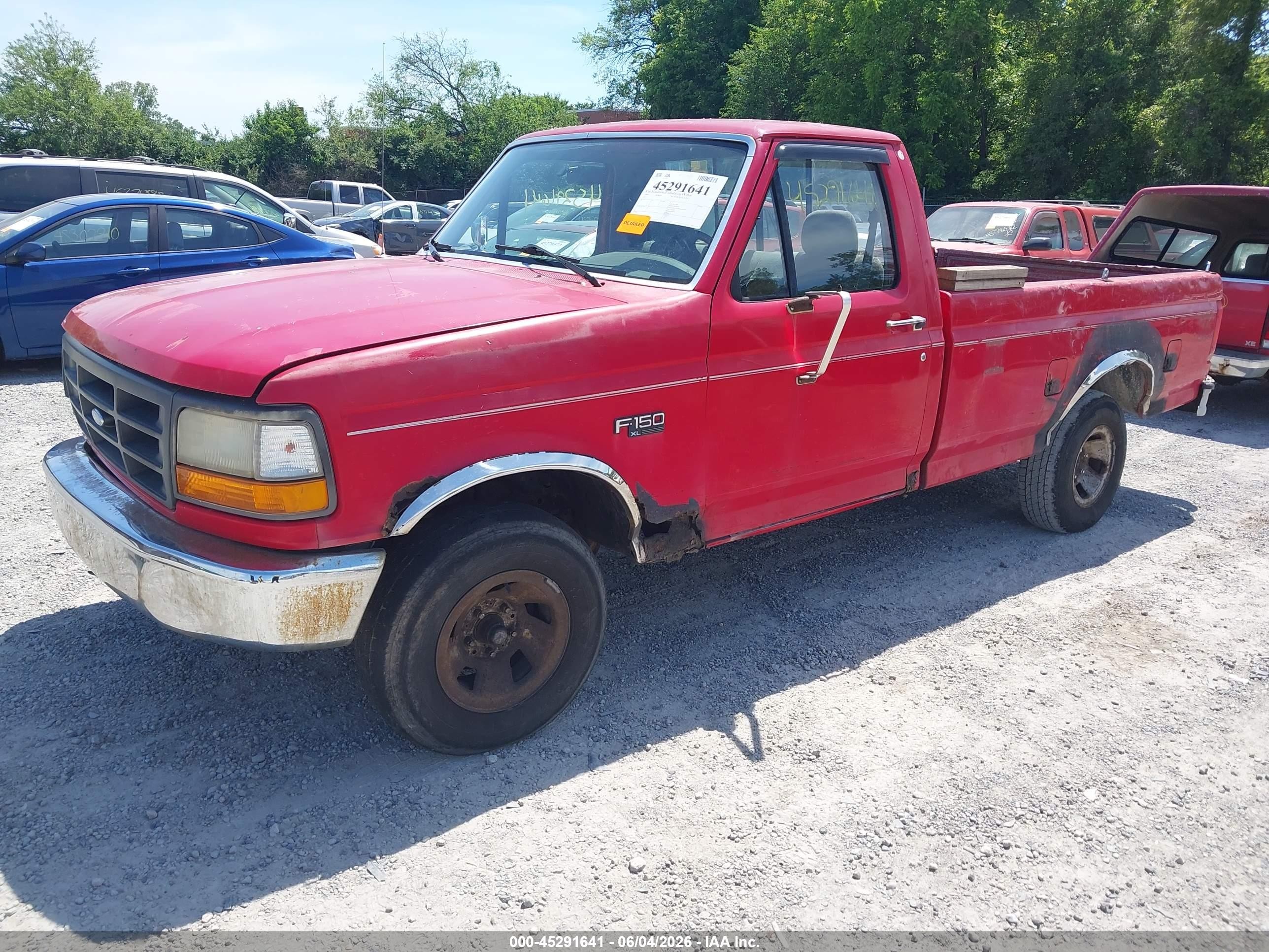 1995 Ford F150   Red vin: 1FTDF15Y8SLA71453