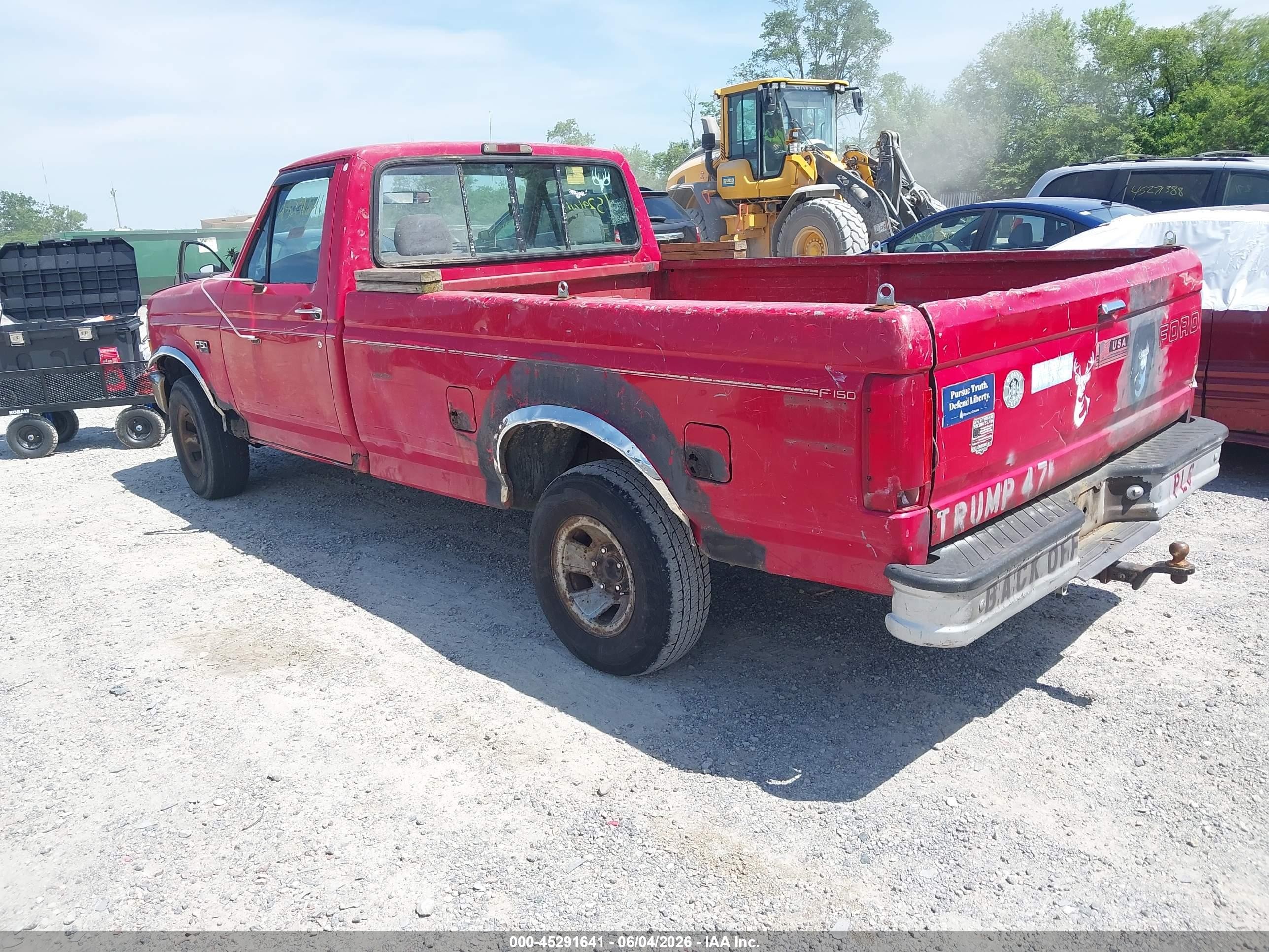 1995 Ford F150   Red vin: 1FTDF15Y8SLA71453