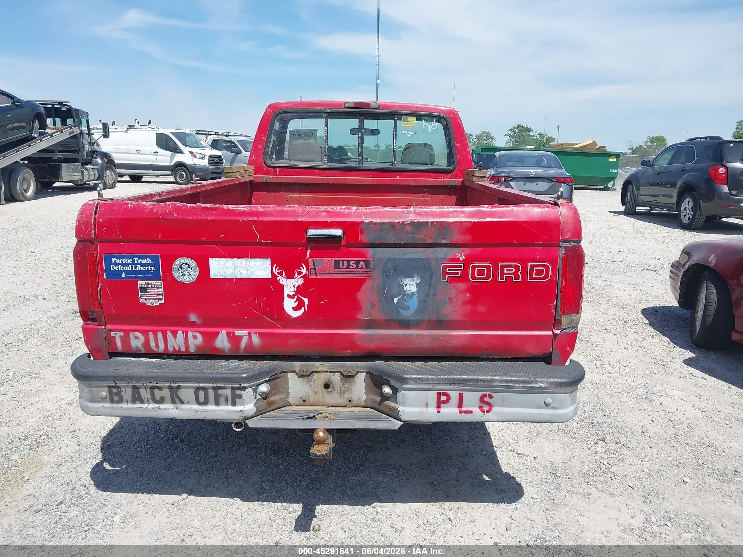 1995 Ford F150   Red vin: 1FTDF15Y8SLA71453