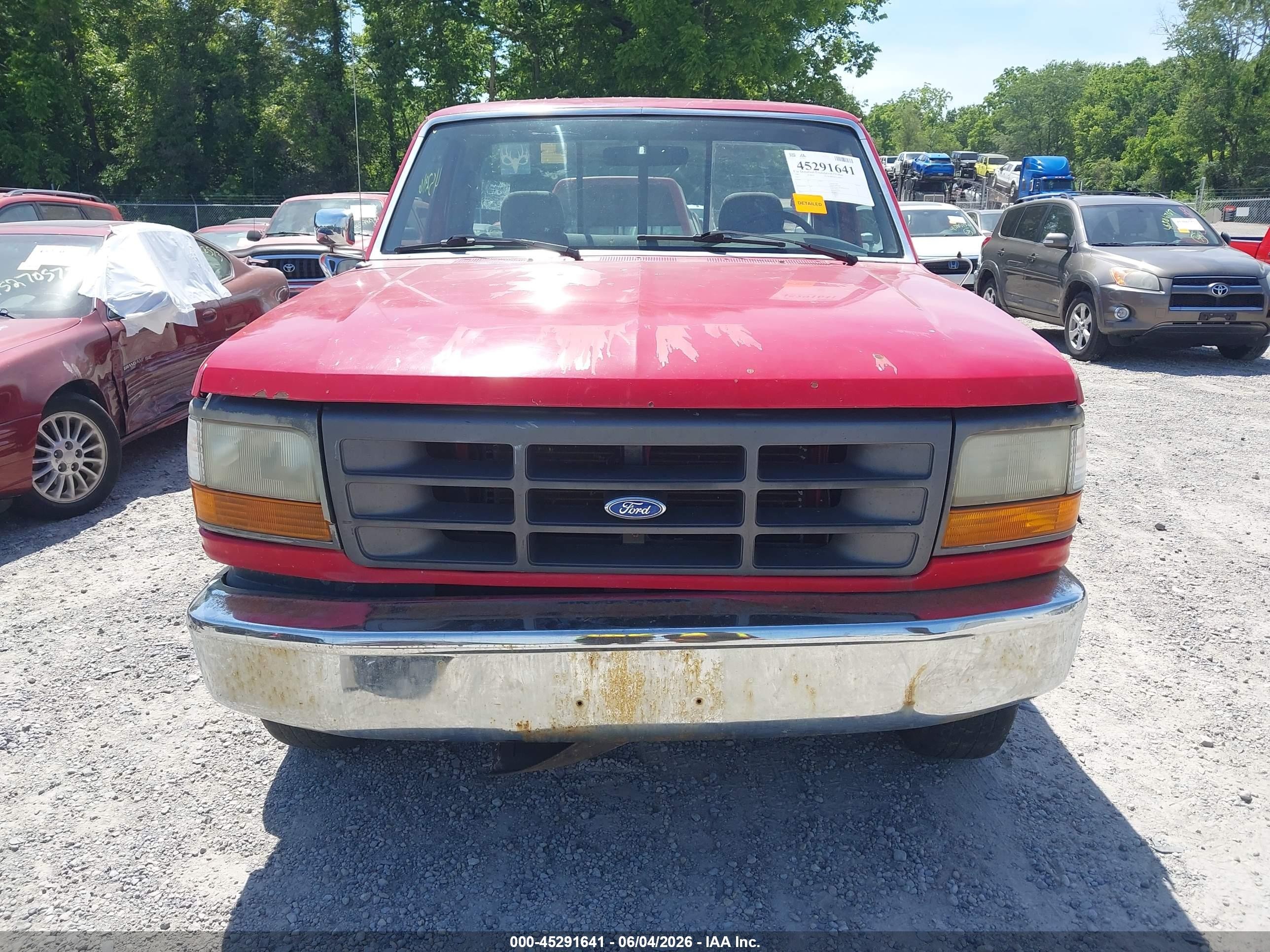 1995 Ford F150   Red vin: 1FTDF15Y8SLA71453