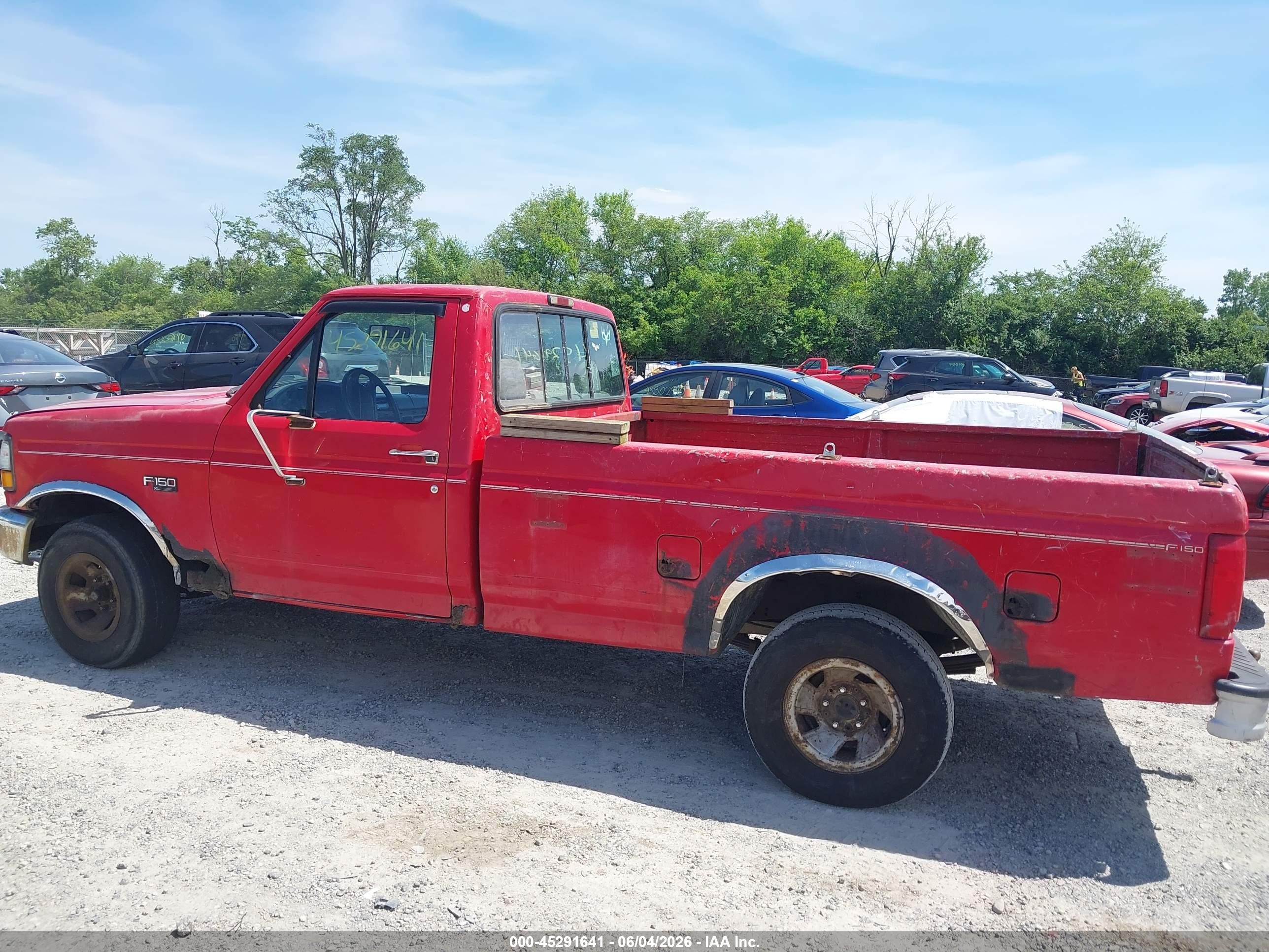 1995 Ford F150   Red vin: 1FTDF15Y8SLA71453