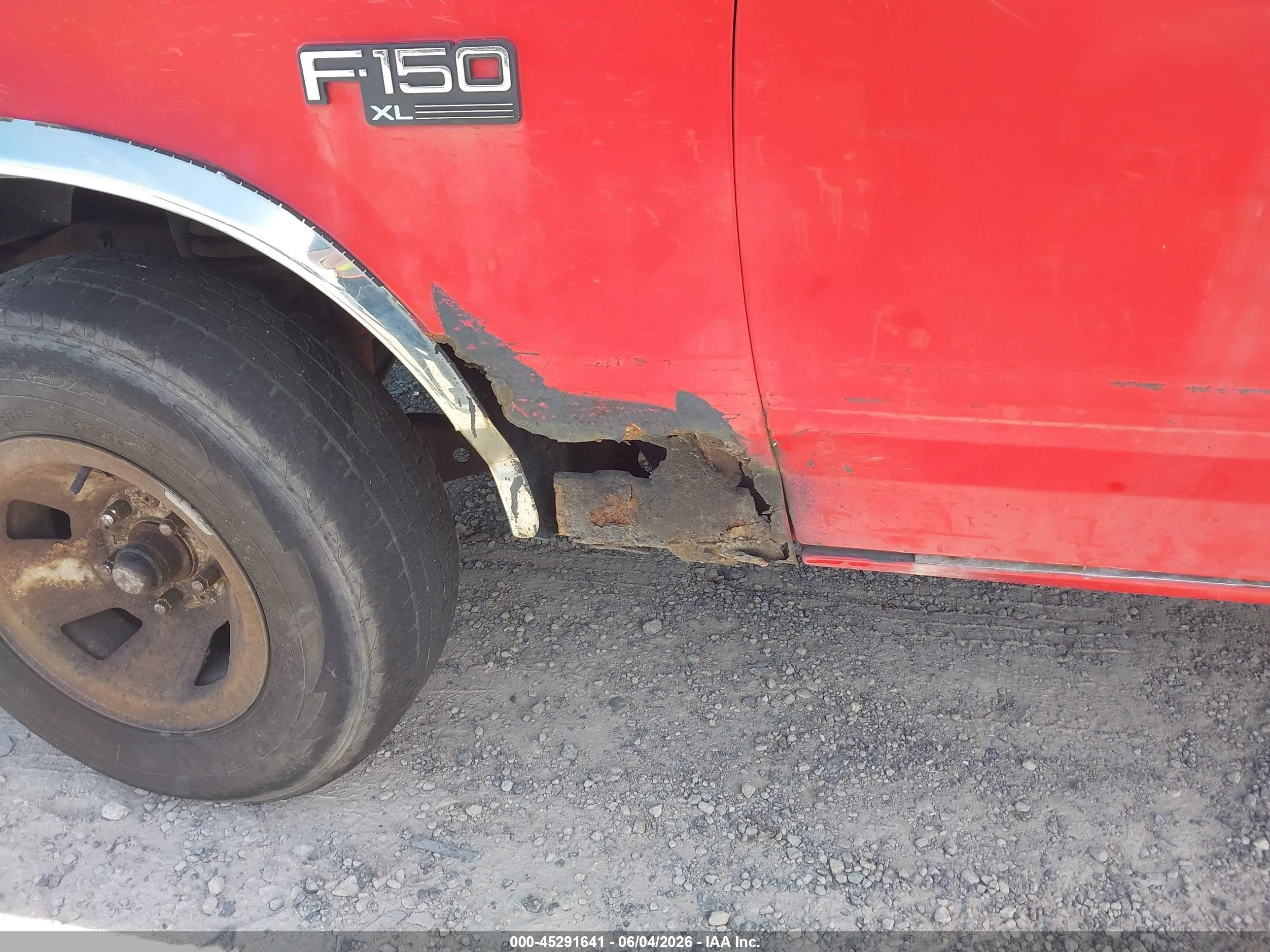 1995 Ford F150   Red vin: 1FTDF15Y8SLA71453